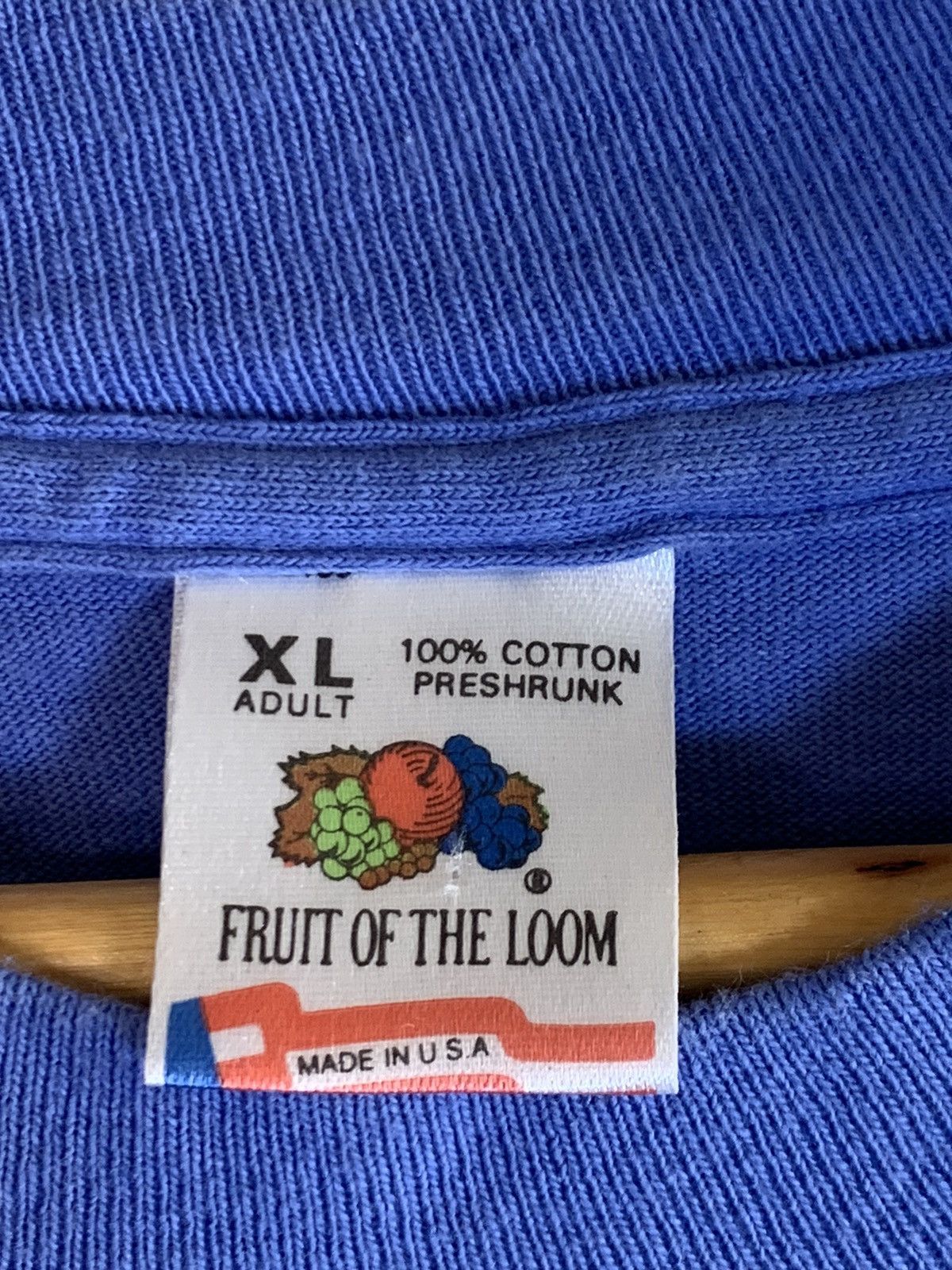 Vintage *RARE* Vintage Single Stitch Periwinkle FOTL USA-Made Shirt Size US XL / EU 56 / 4 - 7 Thumbnail