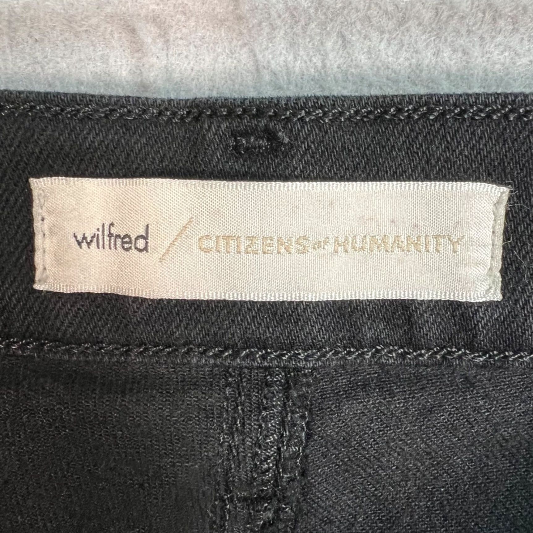 Vintage VINTAGE Wilfred x Citizens Of Humanity Womens 27 Nala Super High Rise Slim Jeans Black Size 27" / US 4 / IT 40 - 3 Thumbnail