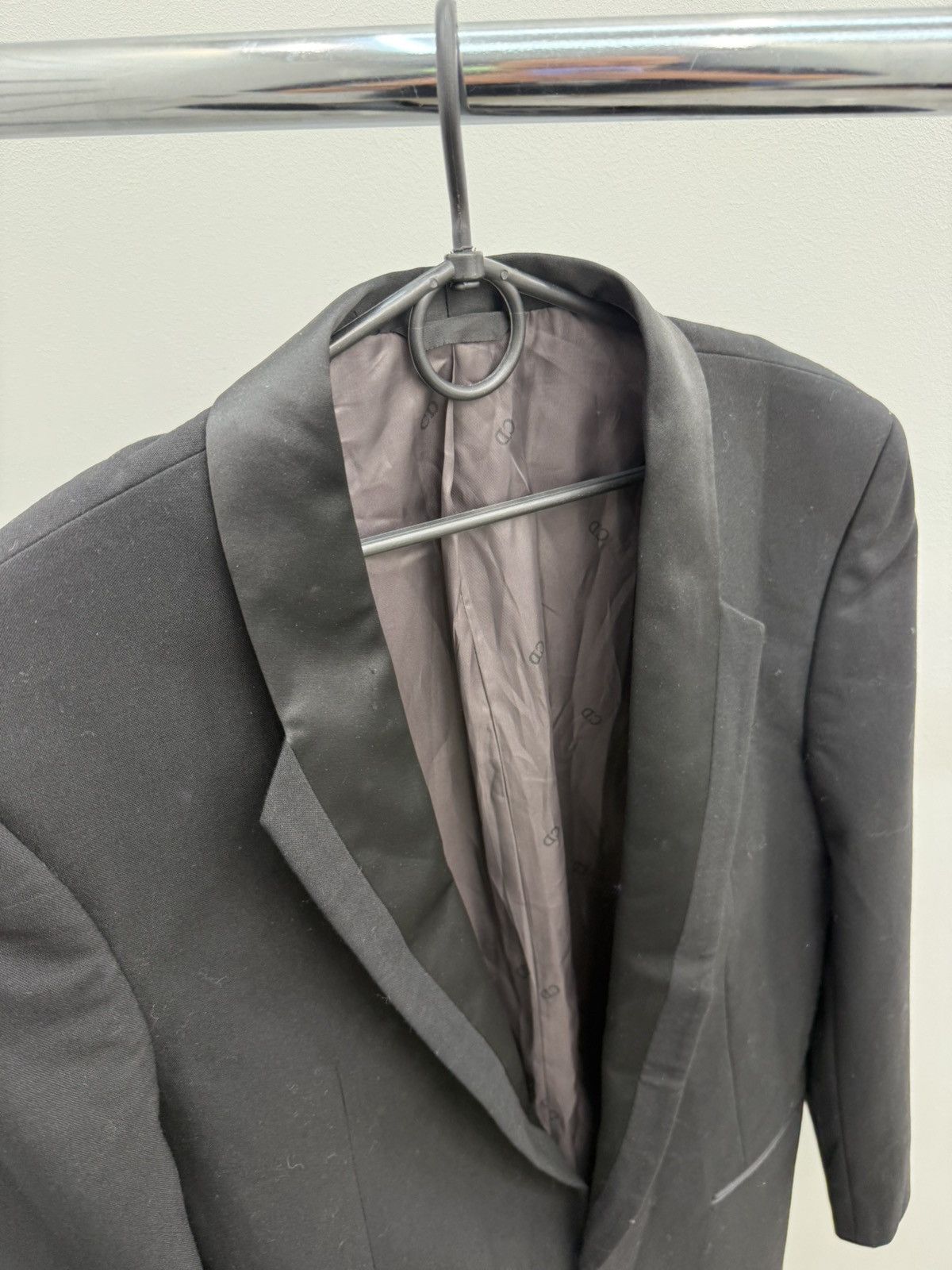 Dior Vintage Christian Dior Monsieur Tuxedo XL Blazer Jacket Size 50R - 2 Thumbnail
