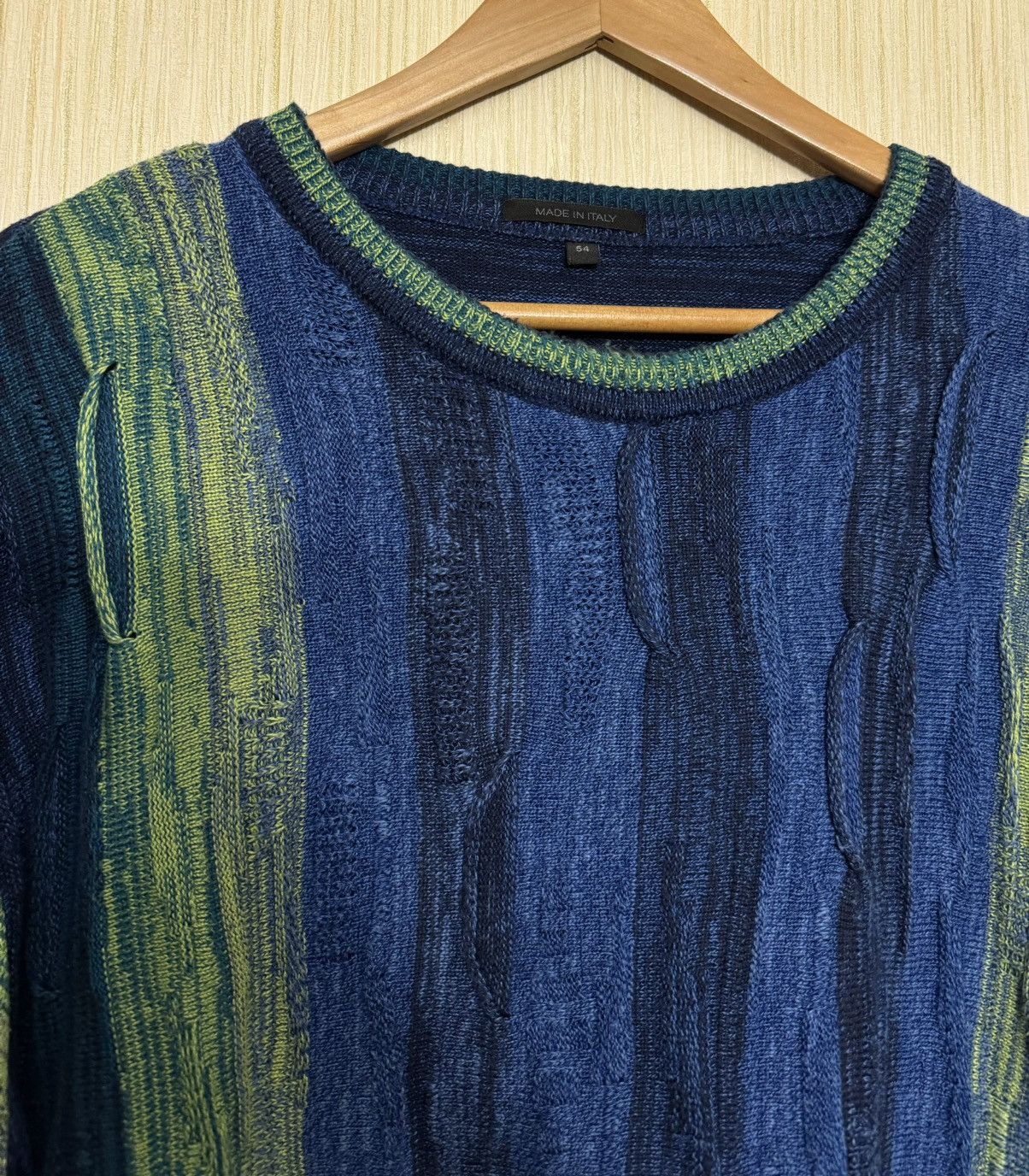Coogi Carlo Colucci Coogi type sweater 3D knit Size US L / EU 52-54 / 3 - 5 Thumbnail