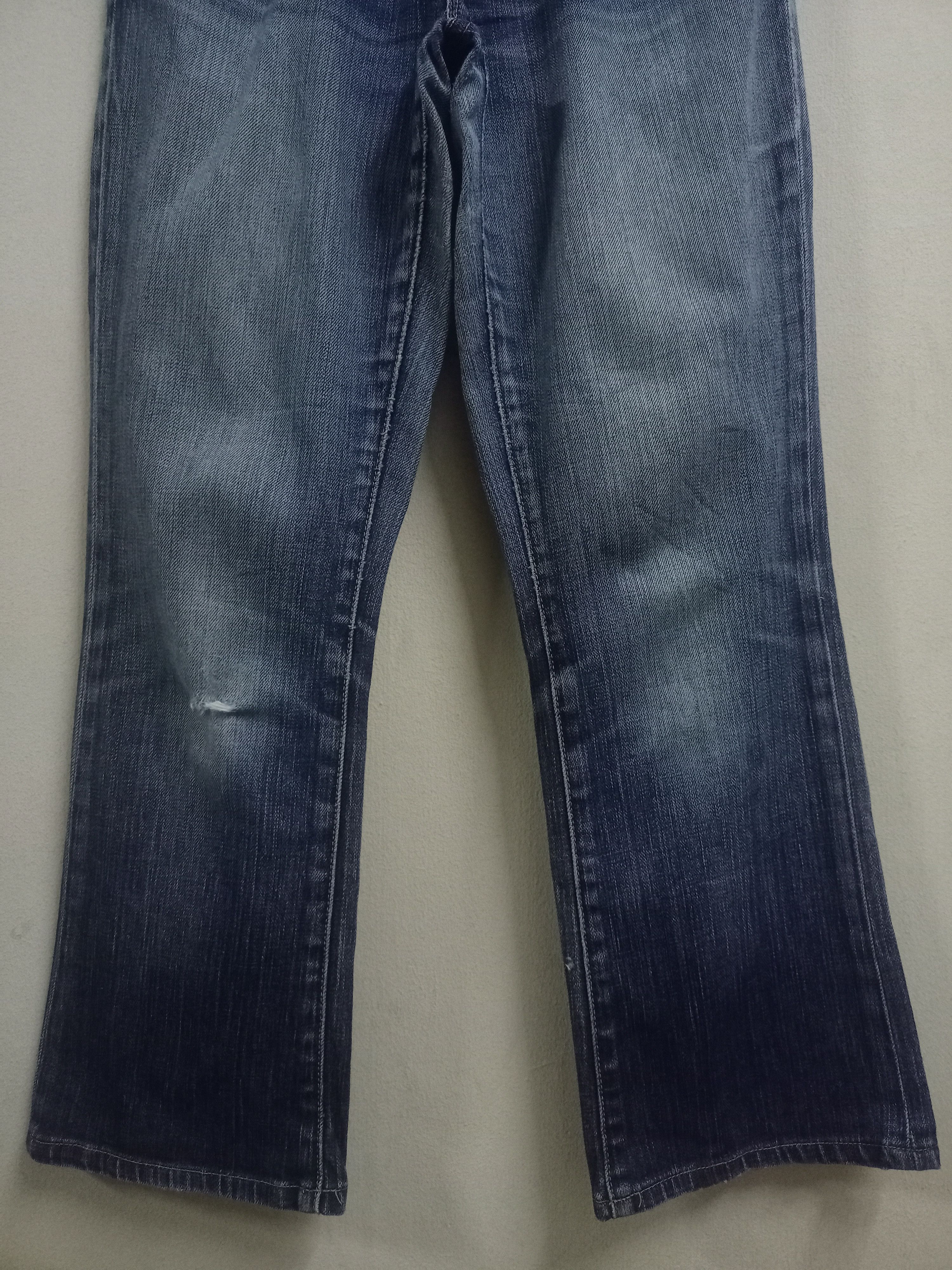 Gap SALES 🔥 Vintage GAP Bootcut Blue Wash Distress Flare Jeans Size 27" / US 4 / IT 40 - 5 Thumbnail