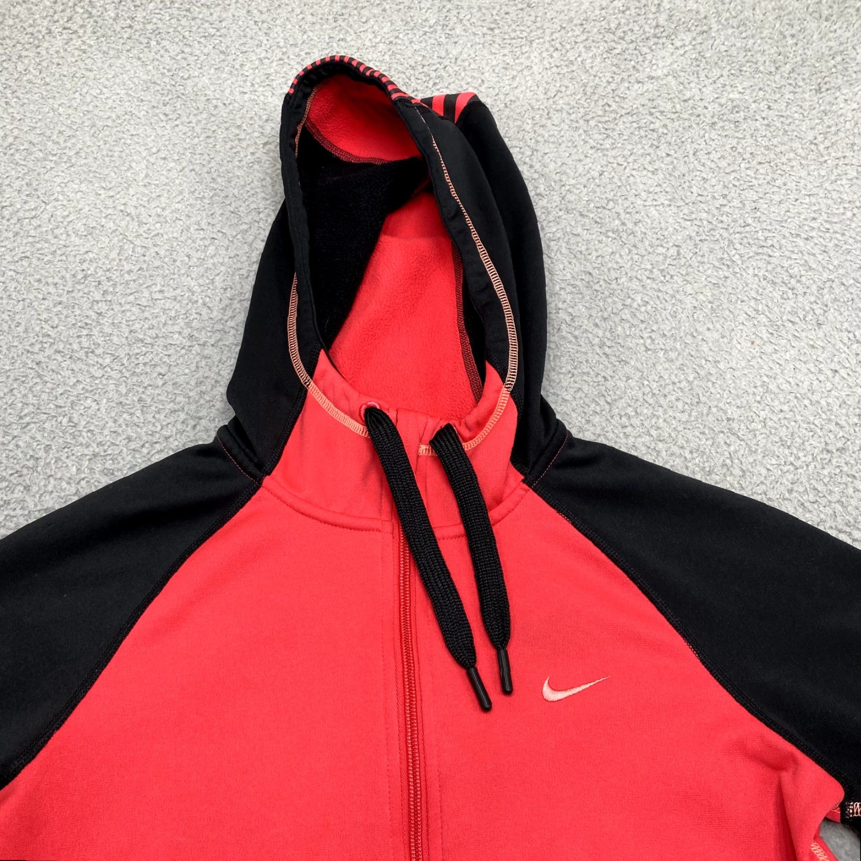 Nike Nike Jacket Womens S Red Just Do It Hoodie Sweatshirt Fleece Athletic Zip Pullover Logo Pockets Regular Fit Casual Outdoor 90s? Size S / US 4 / IT 40 - 3 Thumbnail