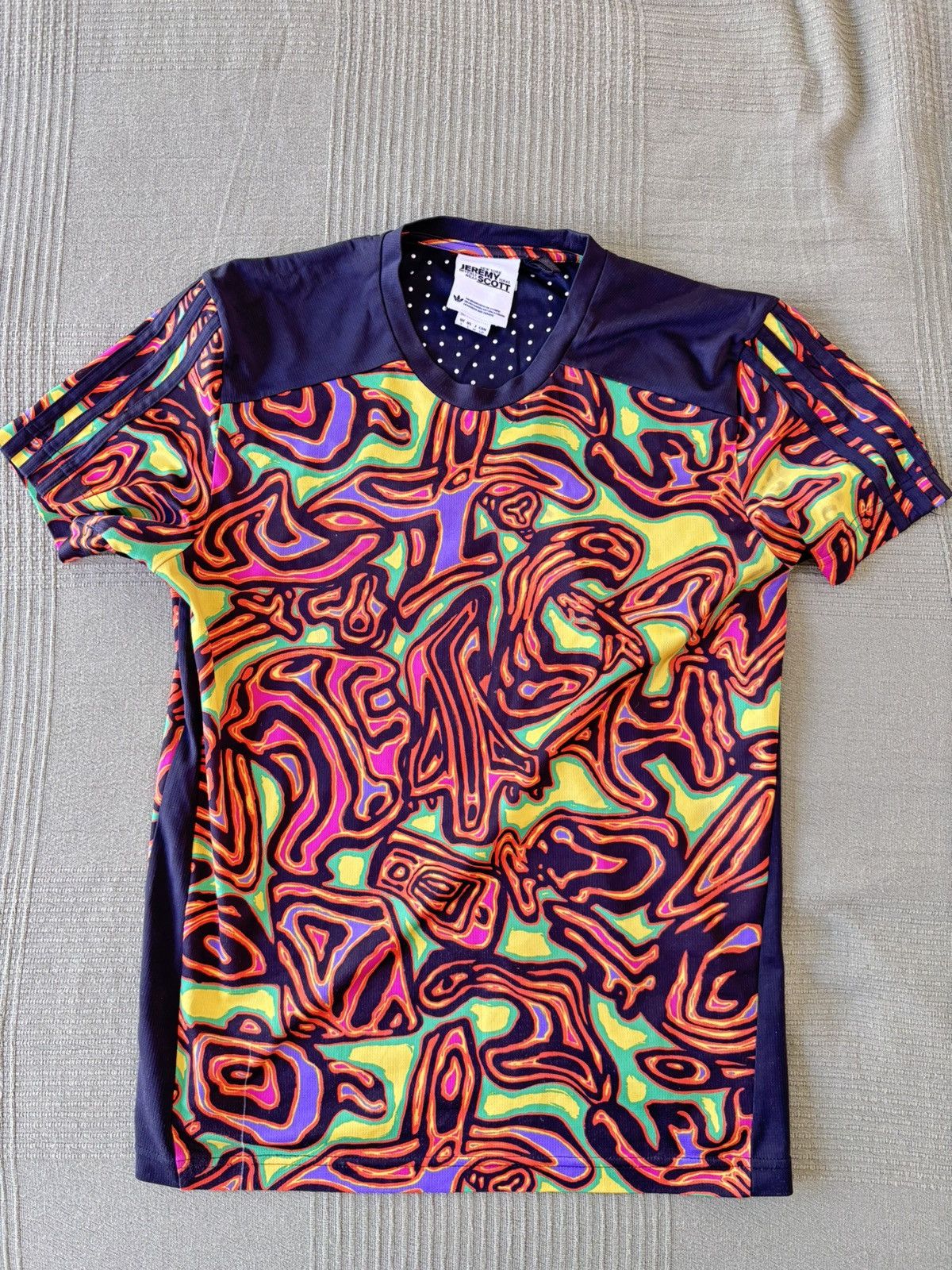 Adidas × Jeremy Scott Adidas x Jeremy Scott Psychedelic Climachill Tee – Very Rare Size US S / EU 44-46 / 1 - 1 Thumbnail