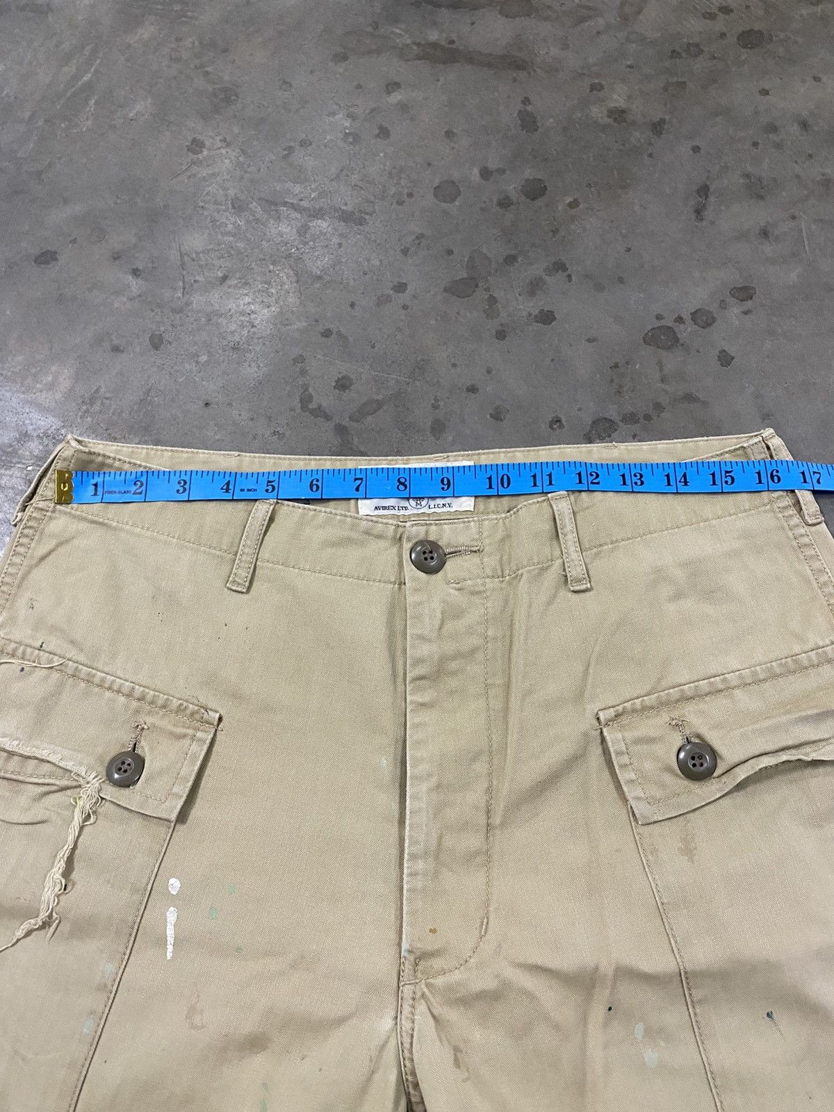 Avirex Avirex Monkey Pant Workwear Distressed @314 Size US 32 / EU 48 - 17 Thumbnail