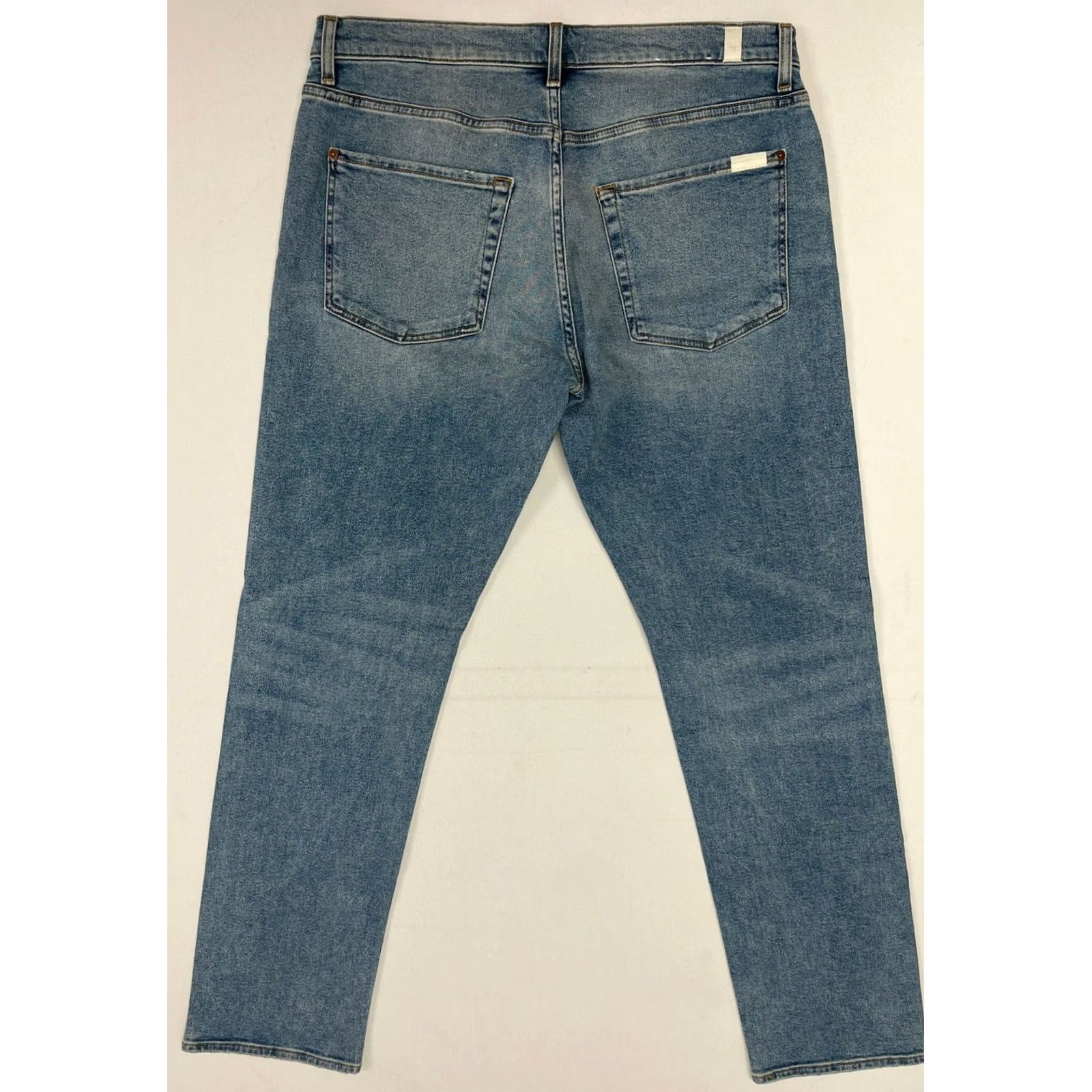 7 For All Mankind 7 For All Mankind Womens Straight Low Rise Stretch Jeans Size 31 NWOT Size 24" / US 00 / IT 34 - 2 Thumbnail