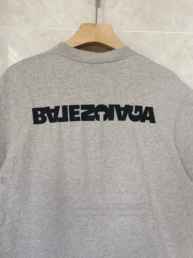 Balenciaga Balenciaga Reversed Alphabet Embroidered Men's Short Sleev Size US S / EU 44-46 / 1 - 3 Thumbnail