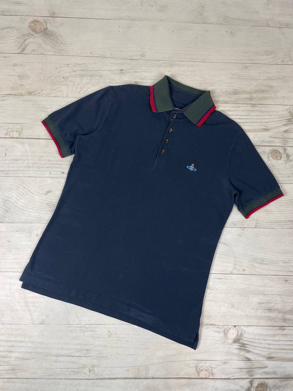 Vivienne Westwood Vivienne Westwood Polo Shirt Logo Orb Luxury Size US L / EU 52-54 / 3 - 1 Thumbnail