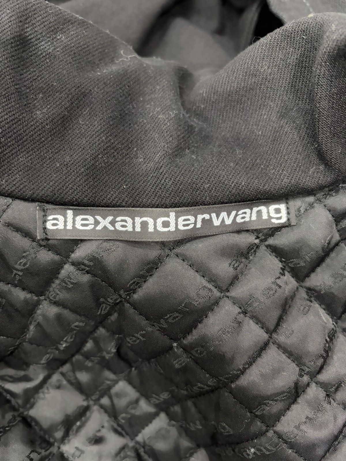 Alexander Wang Alexander Wang Black Denim Field Jacket Size XS / US 0-2 / IT 36-38 - 4 Thumbnail