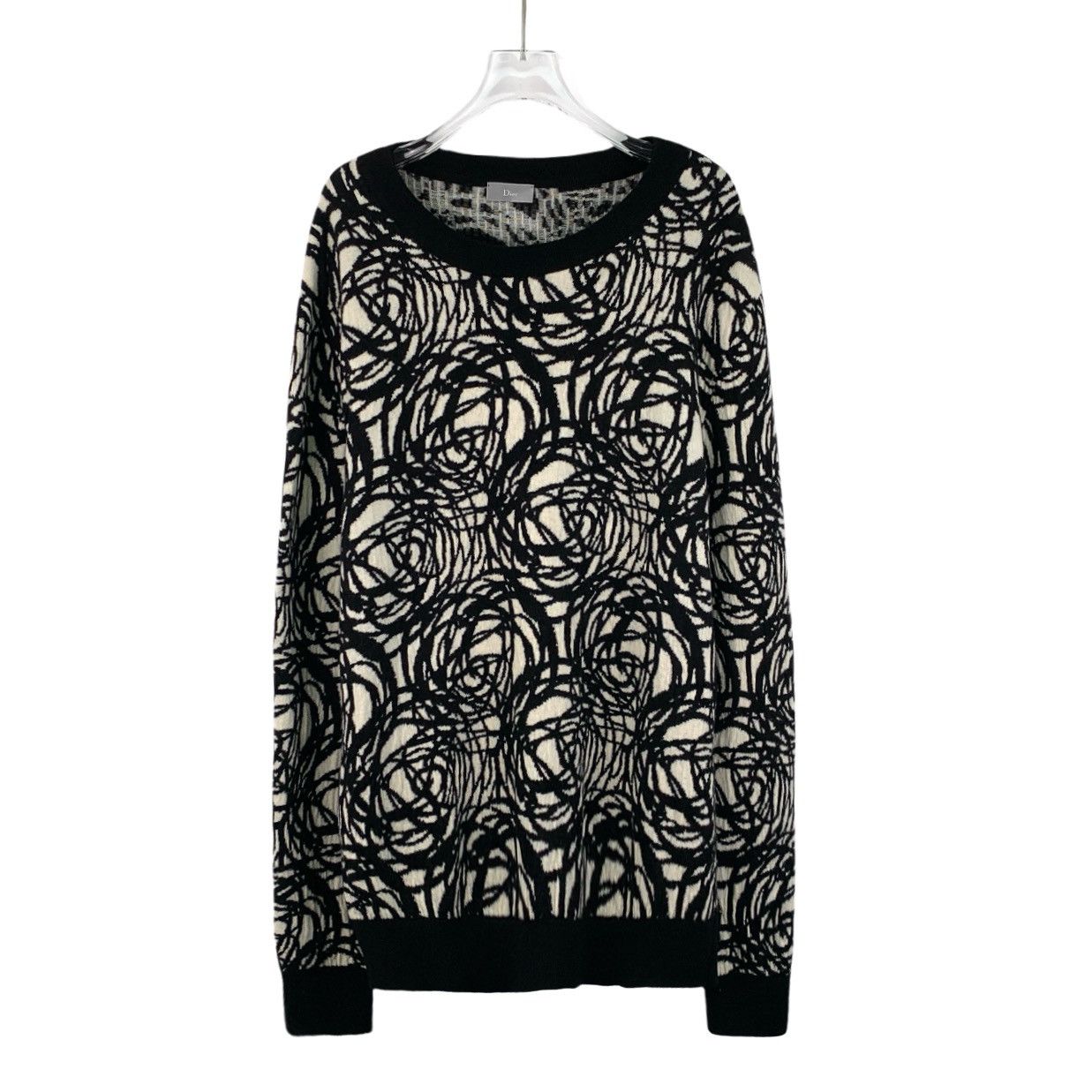 Dior Dior Graffiti Yarn Ball Wool Long Sleeve Knit Sweater K26WX Size XL / US 12-14 / IT 48-50 - 1 Thumbnail