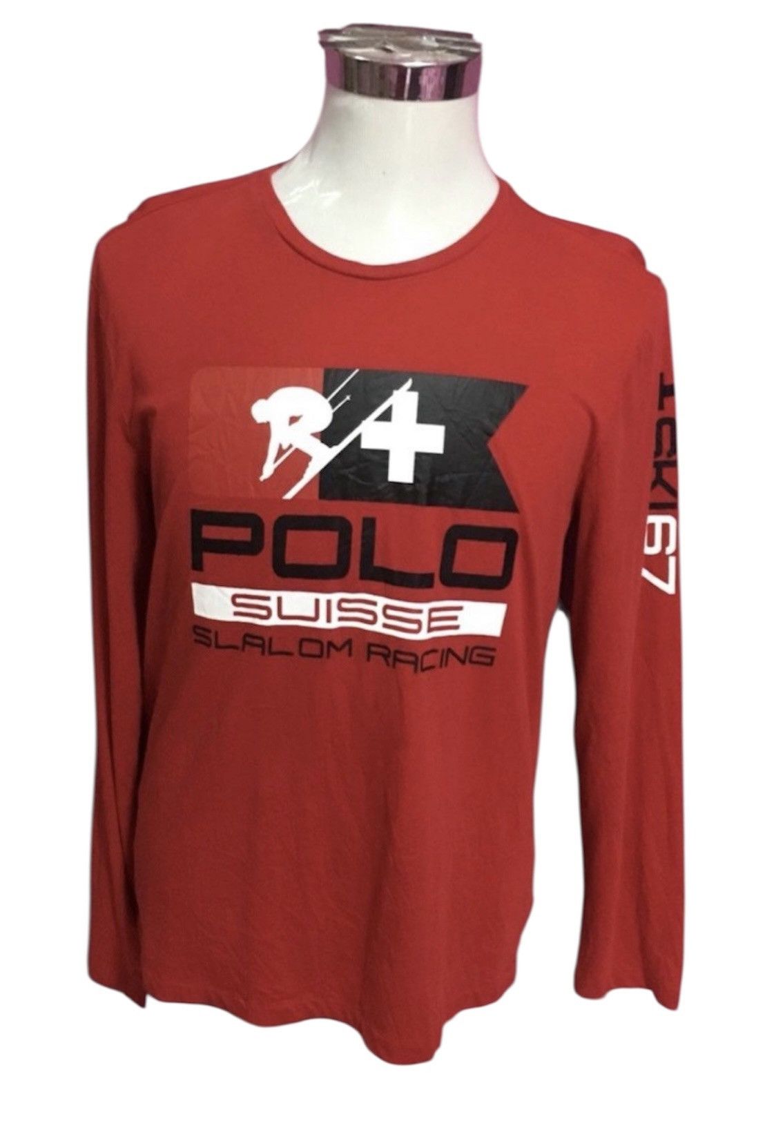 Polo Ralph Lauren POLO RL RED BIG LOGO SIZE L LONG SLEEVE Size US L / EU 52-54 / 3 - 1 Thumbnail