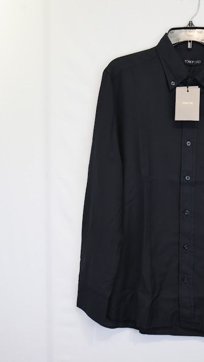 Tom Ford o1rshd1 Button Up Shirt in Black Size US L / EU 52-54 / 3 - 2 Thumbnail