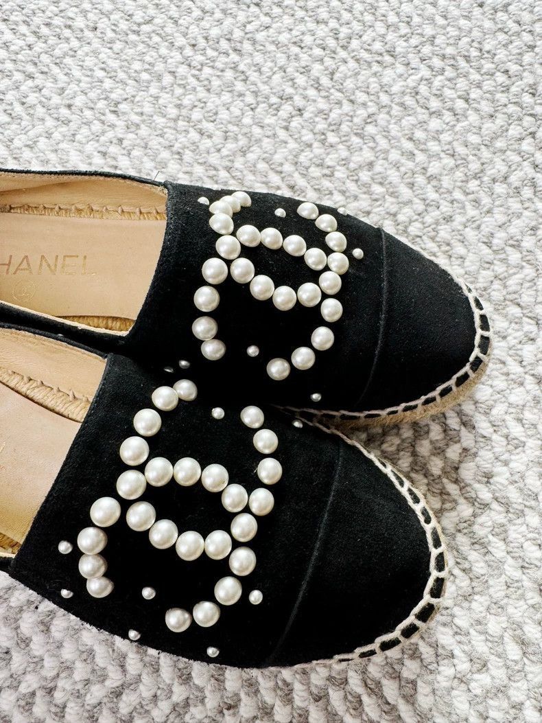 Chanel Chanel Pearl Fisherman Shoes for Sale -2505 Size US 7 / IT 37 - 2 Thumbnail