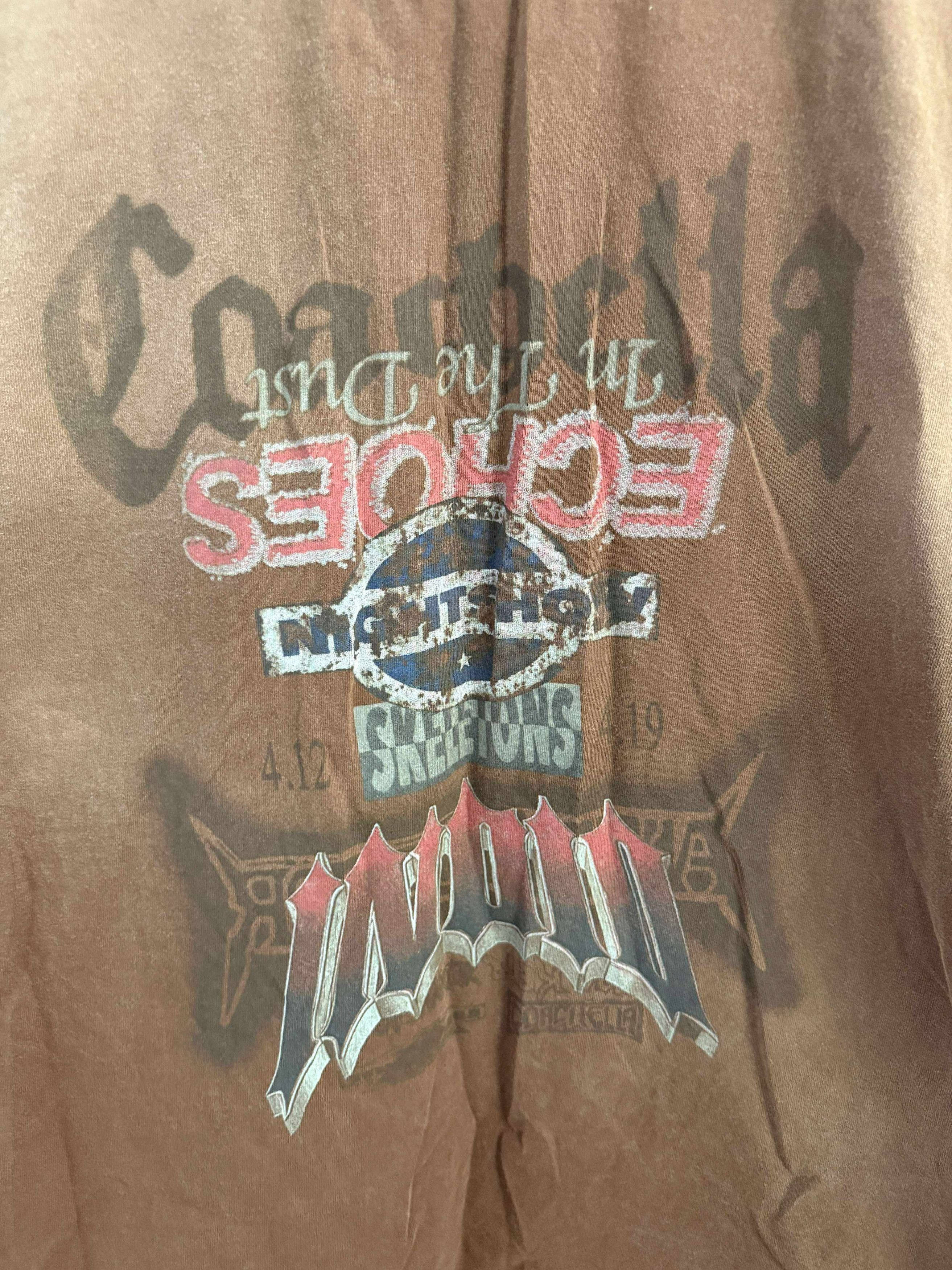 Travis Scott Travis Scott Coachella 2025 Brown T- Shirt Size US XL / EU 56 / 4 - 4 Thumbnail