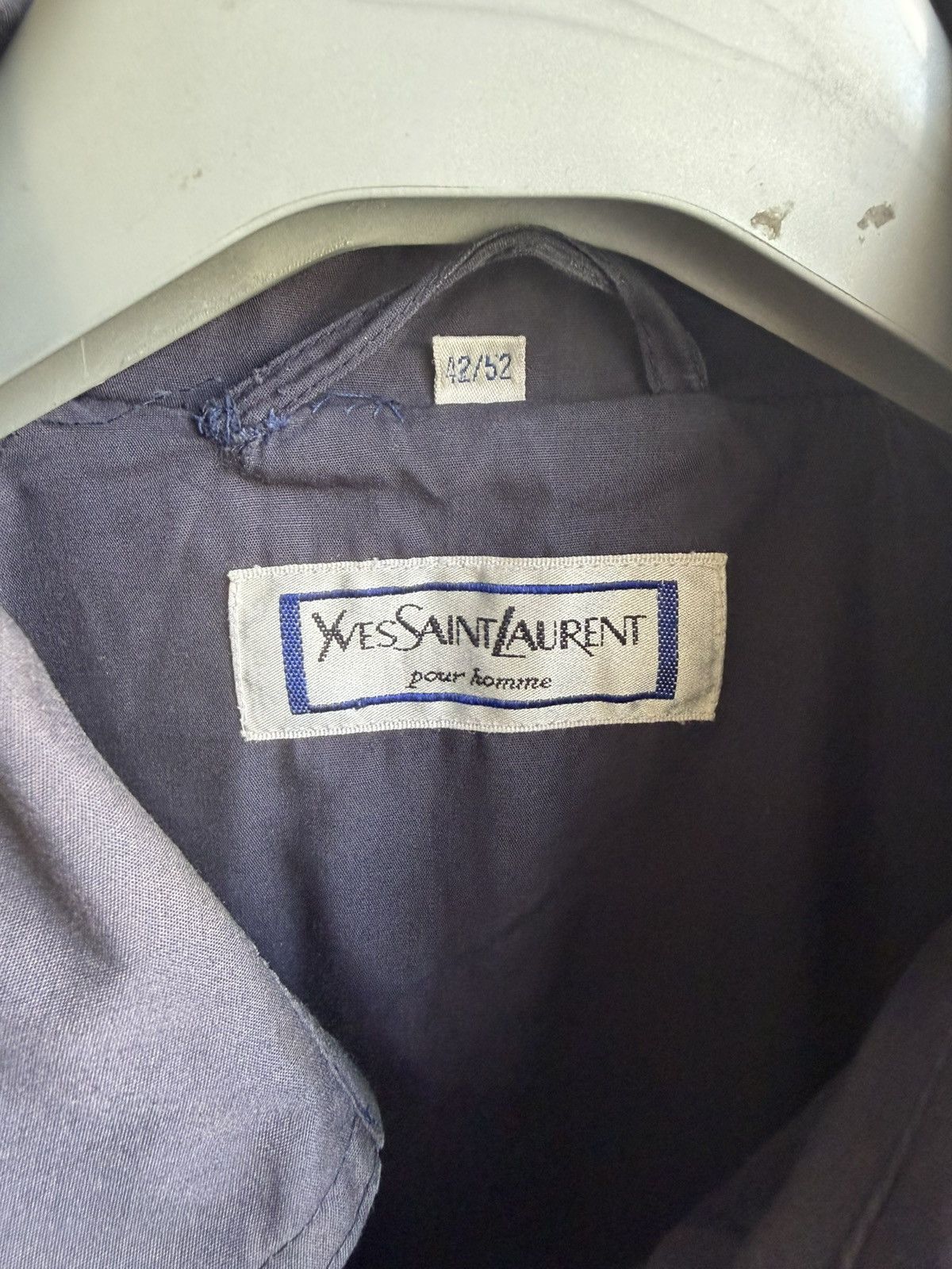 Yves Saint Laurent Yves Saint Laurent Trench Vintage Cloak Coat jacket navy YSL Size US L / EU 52-54 / 3 - 10 Thumbnail
