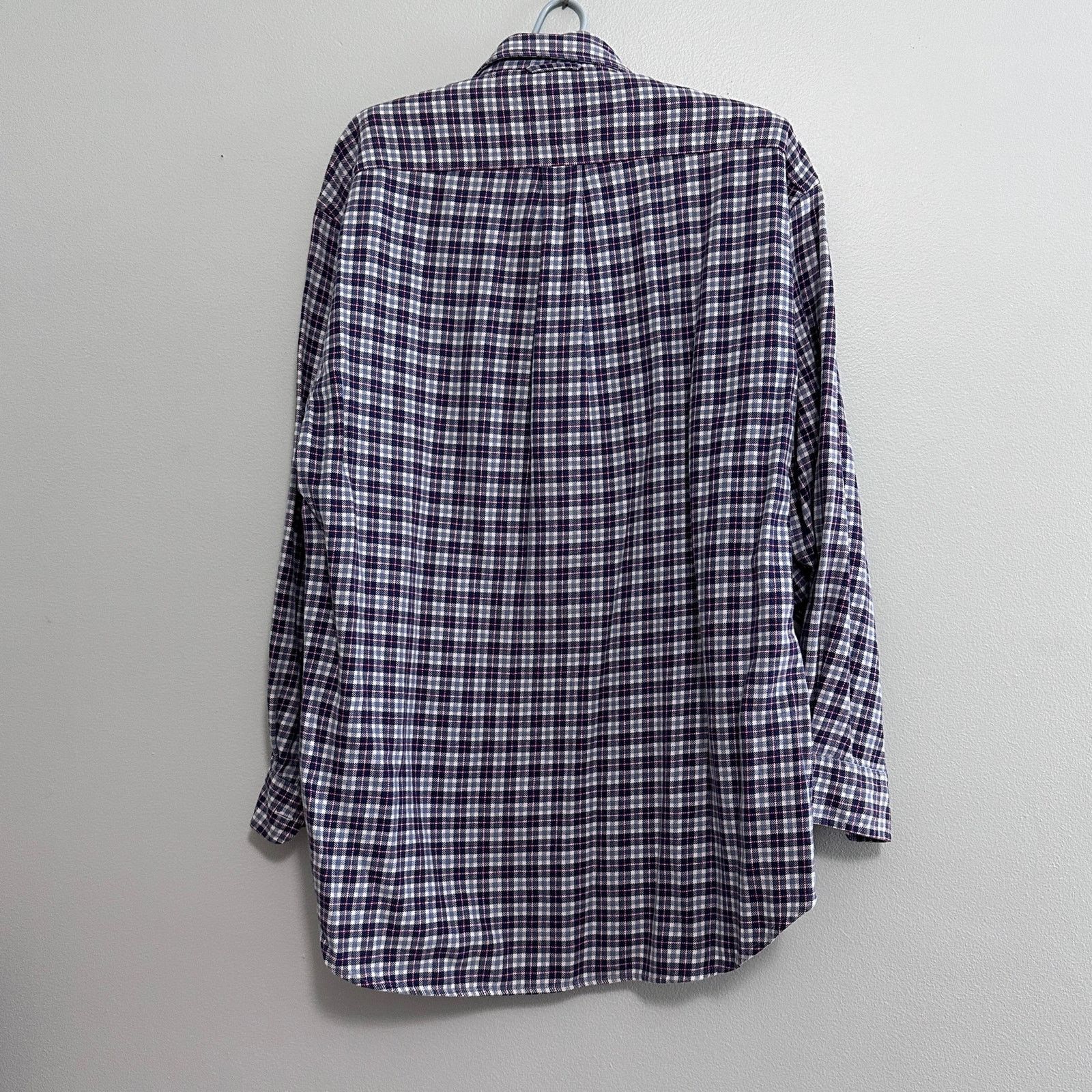 Tommy Hilfiger Vintage Tommy Hilfiger navy blue plaid flannel button down M Size US M / EU 48-50 / 2 - 3 Thumbnail