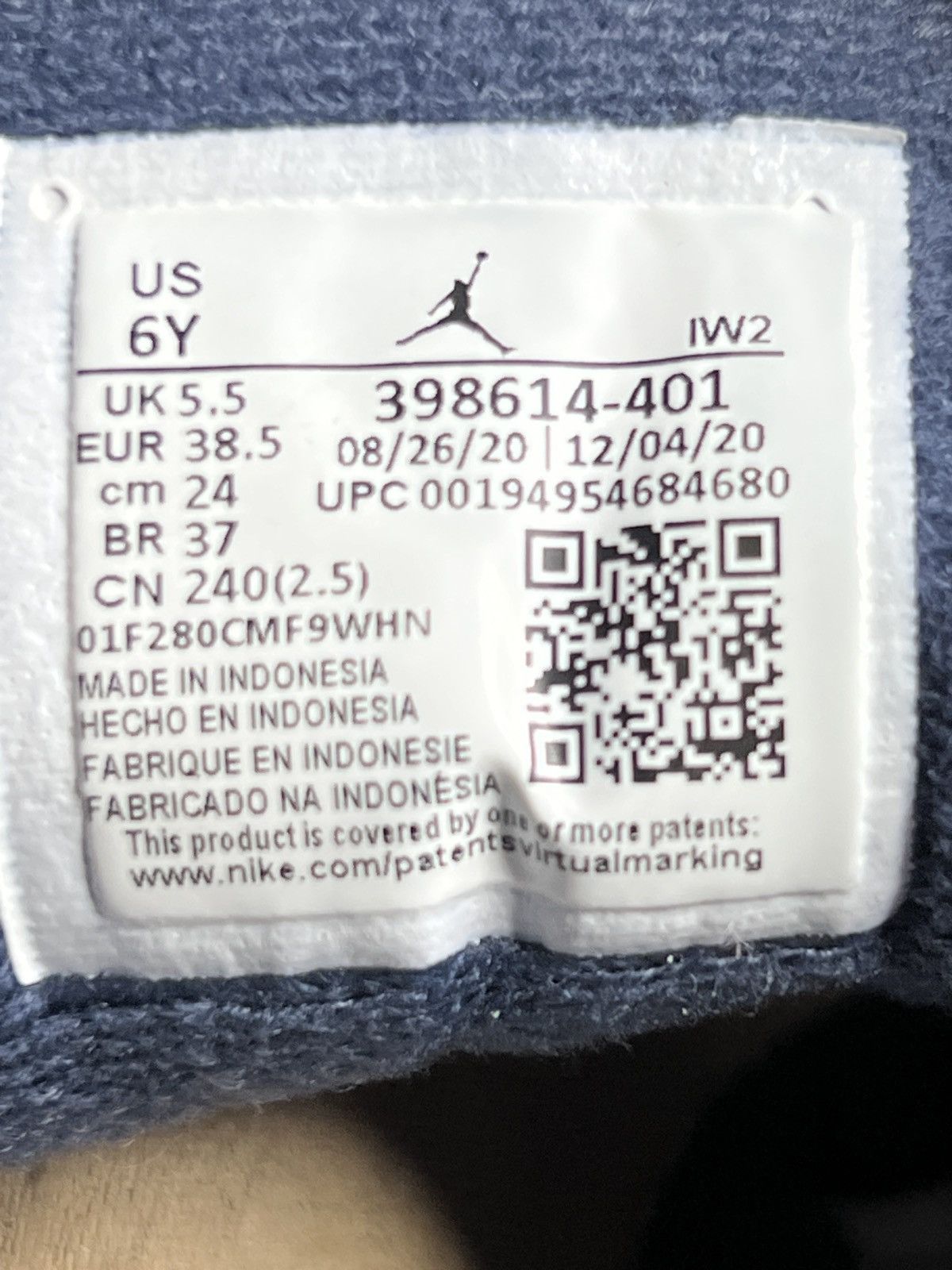 Jordan Brand Air Jordan 3 Retro GS ‘ Georgetown ‘ Size US 6 / EU 39 - 9 Thumbnail