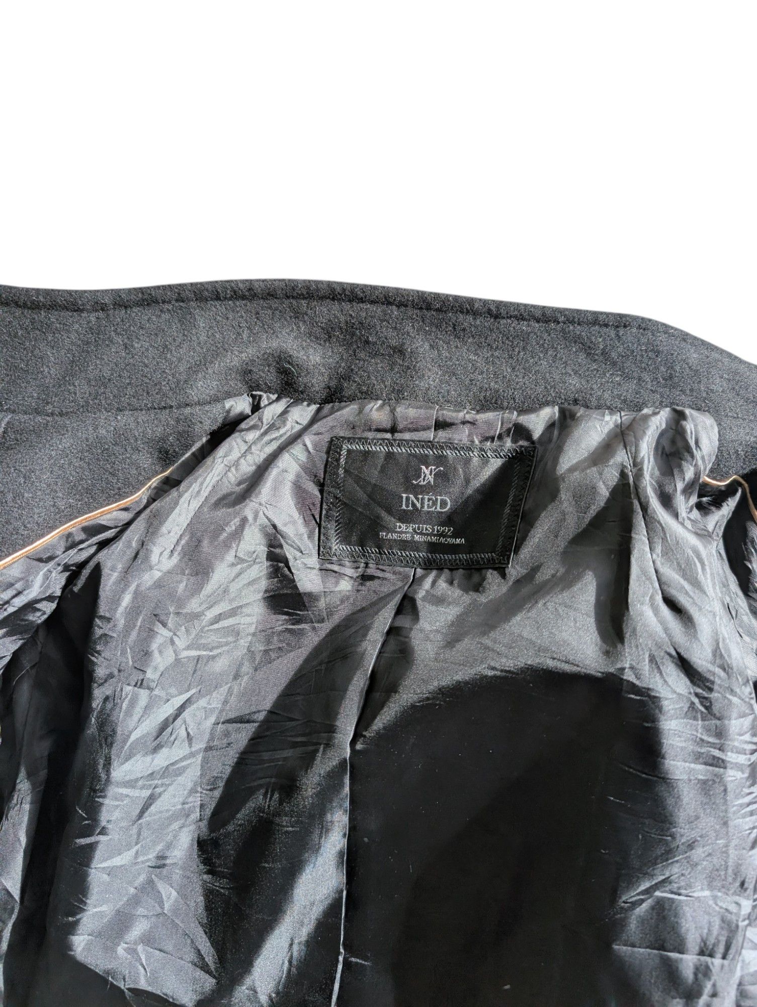 Yohji Yamamoto Vintage Yohji Yamamoto Ined Tweed Wool Jacket Size S / US 4 / IT 40 - 3 Thumbnail