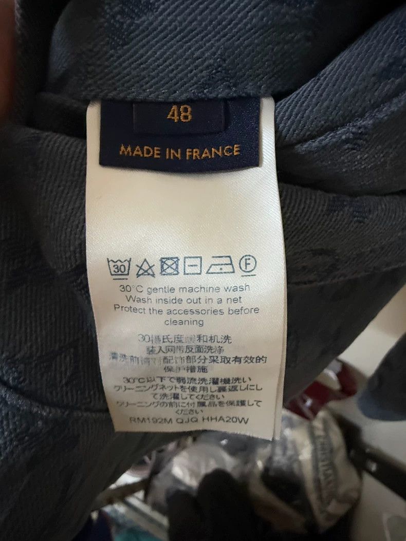 Louis Vuitton Louis Vuitton Blue full-print presbyopic denim jacket 2502- Size US M / EU 48-50 / 2 - 4 Thumbnail