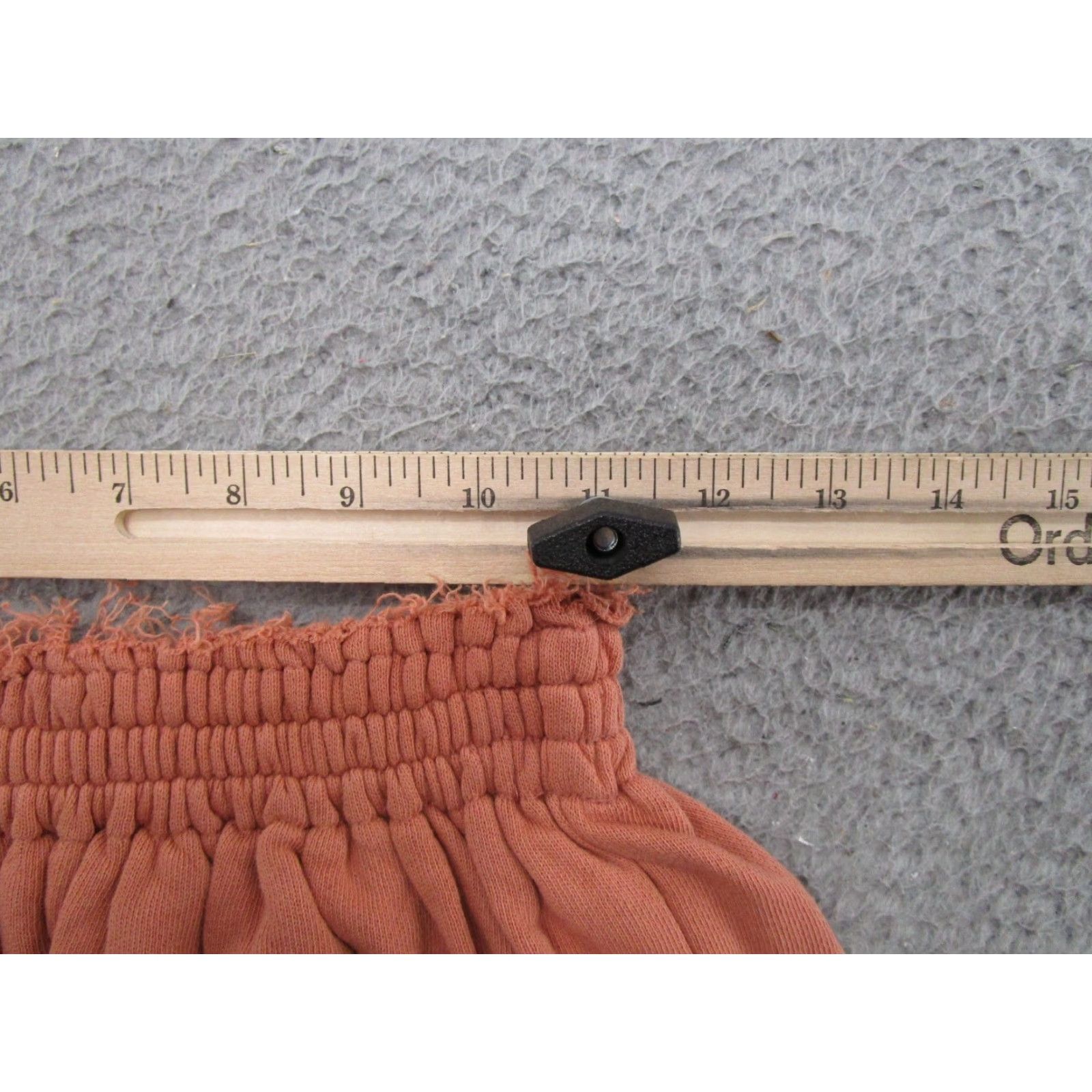 Vintage Aerie Skirt Women Short Cotton Orange Elastic Waist Size S Boho Beach 90s Style Womens Size 28" / US 6 / IT 42 - 5 Thumbnail