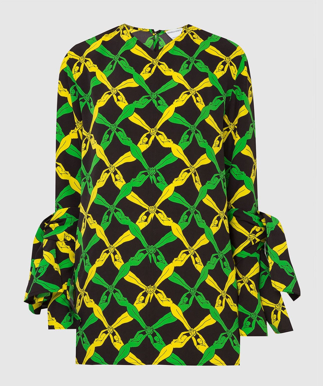 Bottega Veneta Last Bottega Veneta Printed Multicolored Blouse Size XXS / US 00 / IT 34 - 1 Thumbnail