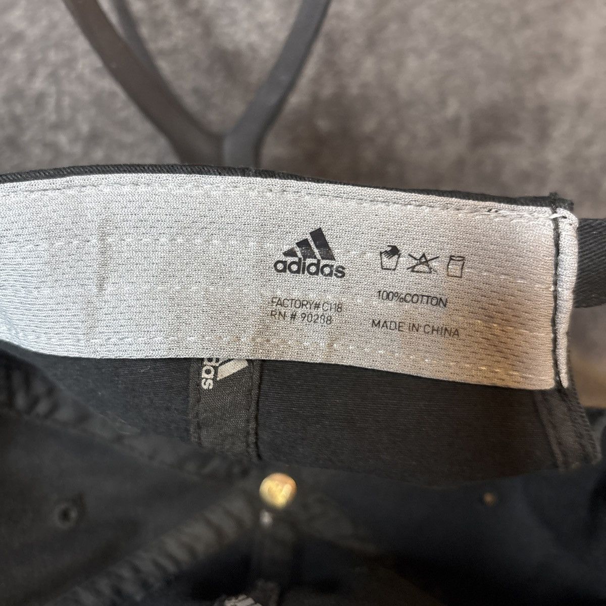 Adidas ADIDA Aeroready Embroidered Black Cap Hat Black Size ONE SIZE - 2 Thumbnail