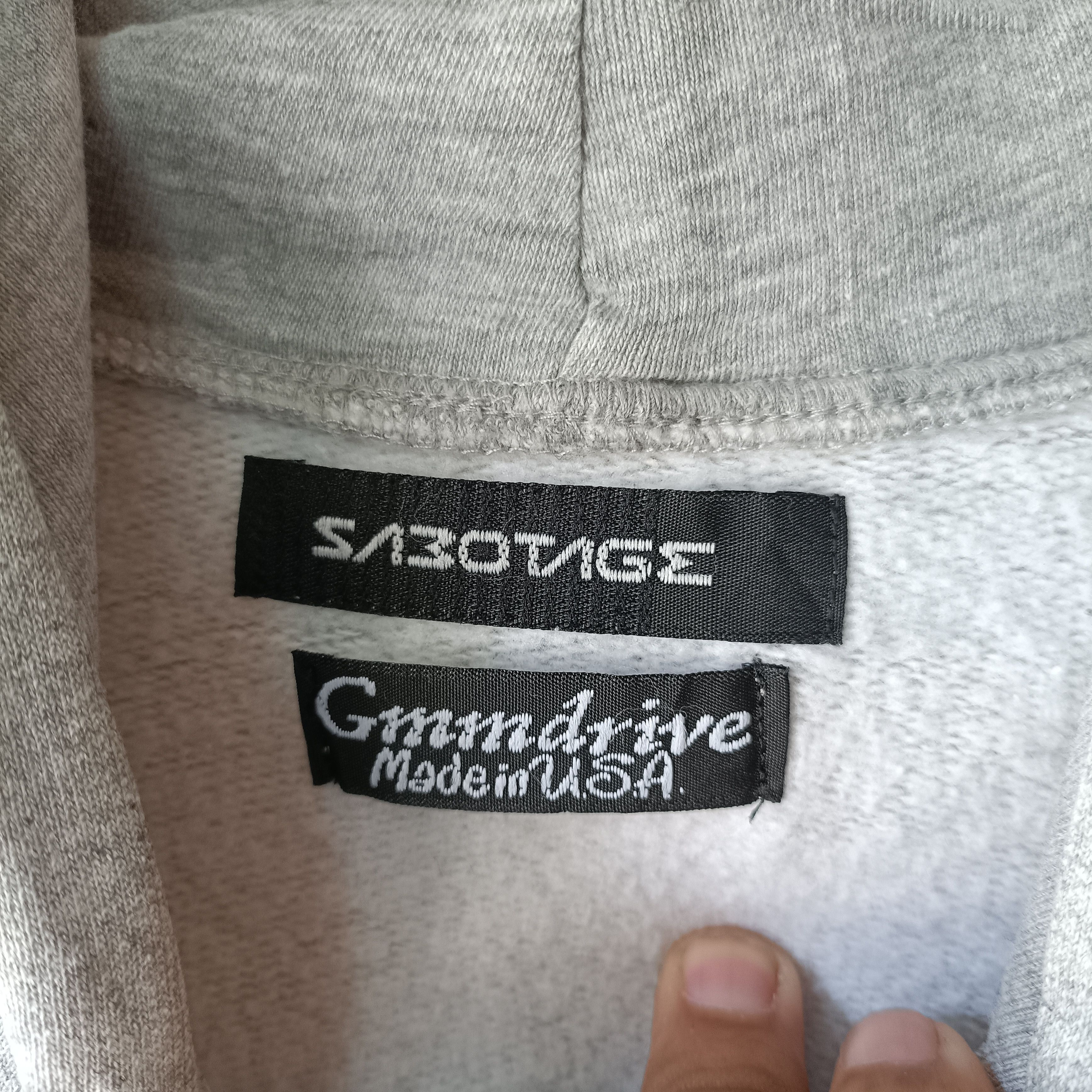 SBTG Vintage sabotage X gmmdrive Made in usa Hoodie Size US M / EU 48-50 / 2 - 5 Thumbnail