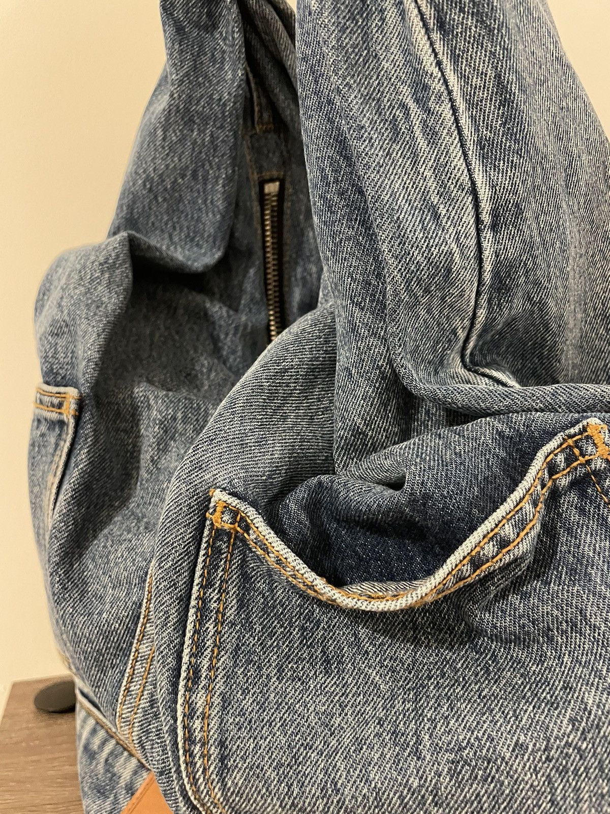Alexander Wang Alexander Wang Zipped Denim Hobo Bag Size ONE SIZE - 7 Thumbnail