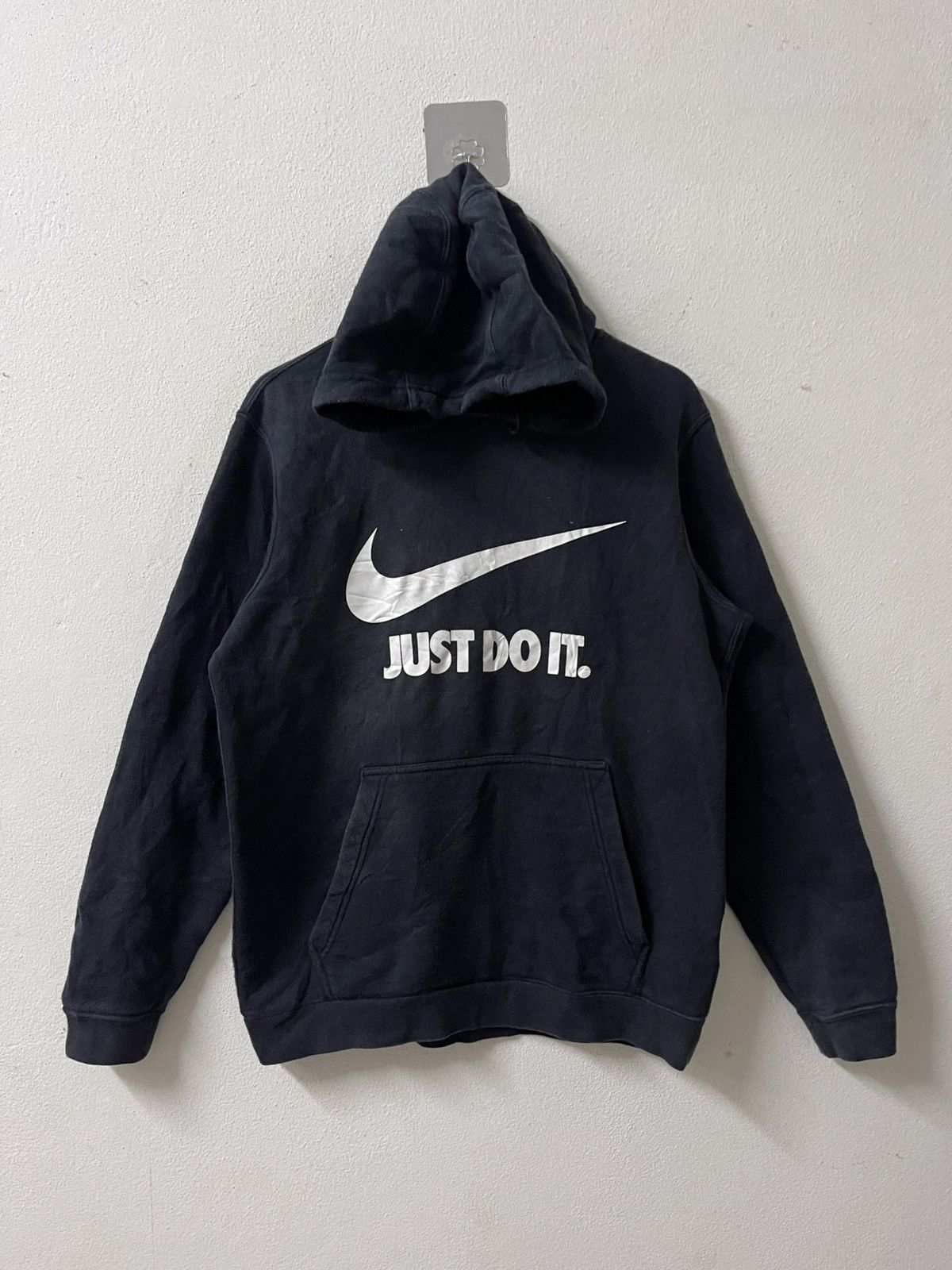 Nike NIKE Big Logo Just Do It. Pullover Hoodie Size US M / EU 48-50 / 2 - 1 Thumbnail