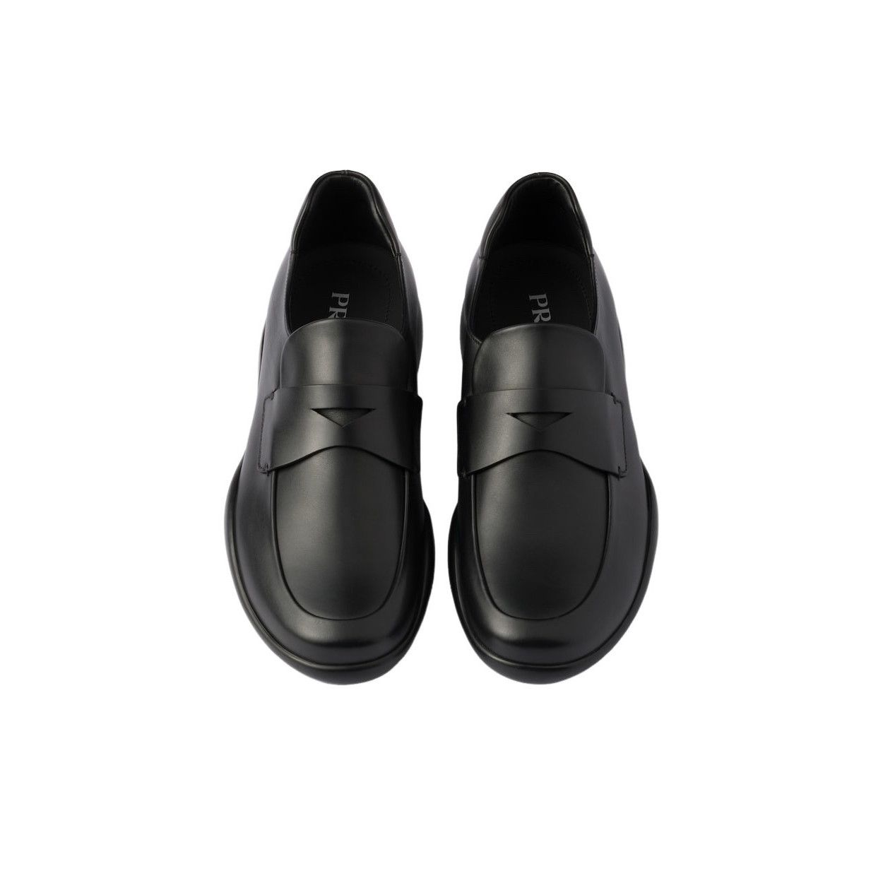 Prada PRADA Toblach $1150 Black Leather Loafers New & Authentic (M Size US 9 / EU 42 - 3 Thumbnail