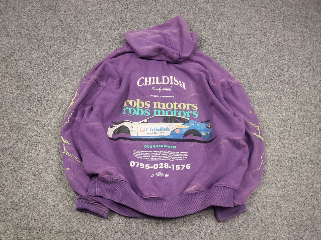 CHILDS Crazy Childish Robs Motors Y2K Vintage Oversized Rap Hoodie Size US M / EU 48-50 / 2 - 2 Thumbnail