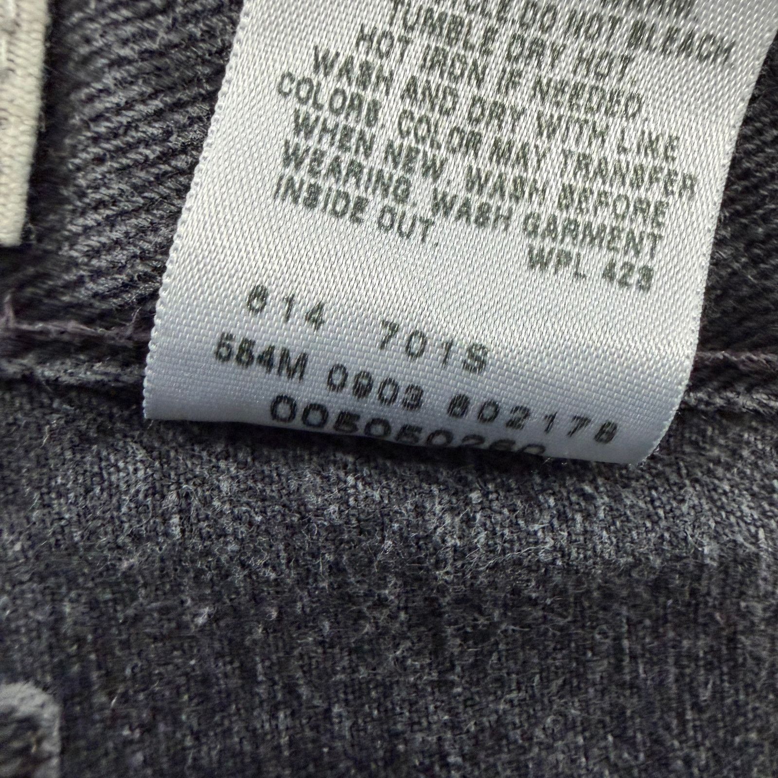 Levi's Vintage Levis Jeans Men's 36x30 Black Regular Straight y2k Size US 36 / EU 52 - 6 Thumbnail