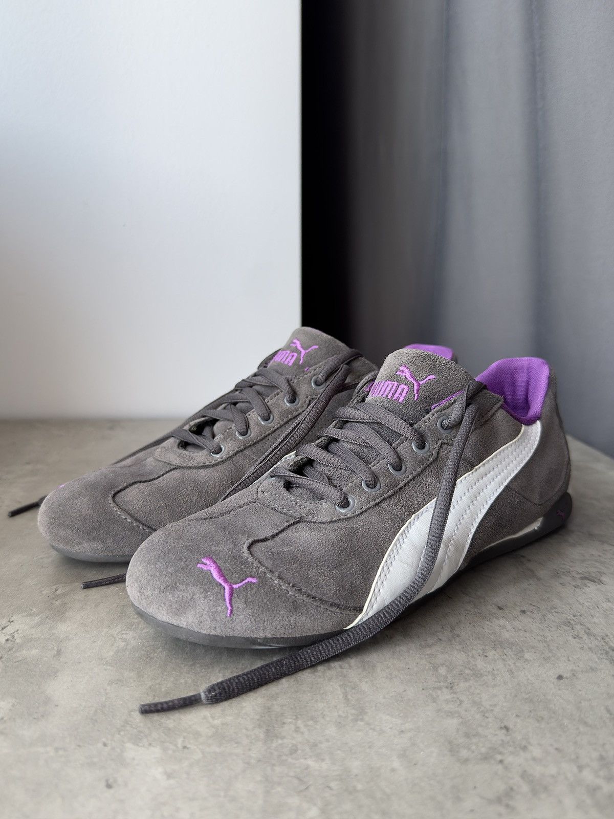 Puma Vintage Y2K Puma Speedcat Style Shoes Low Top Sneakers Size US 8.5 / IT 38.5 - 1 Thumbnail