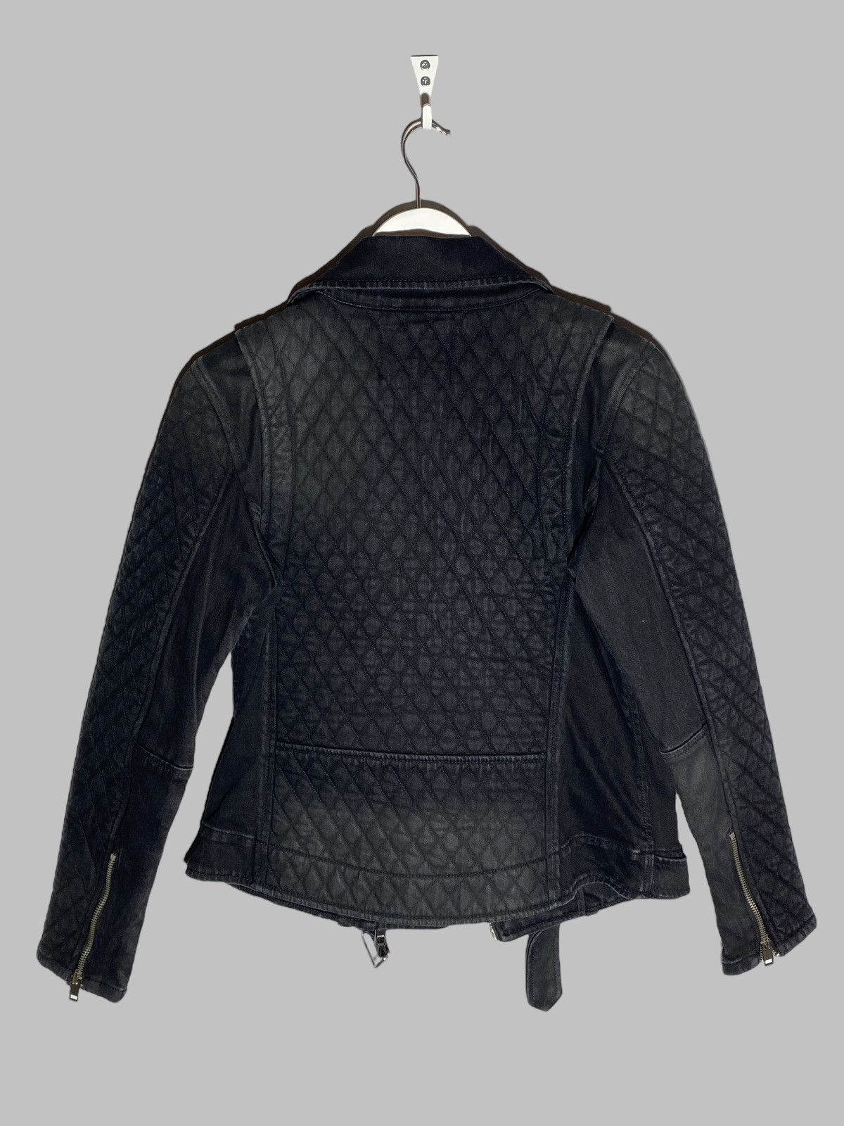Diesel Vintage Diesel Y2k Quilted Distressed Style Biker Jacket Size S / US 4 / IT 40 - 2 Thumbnail