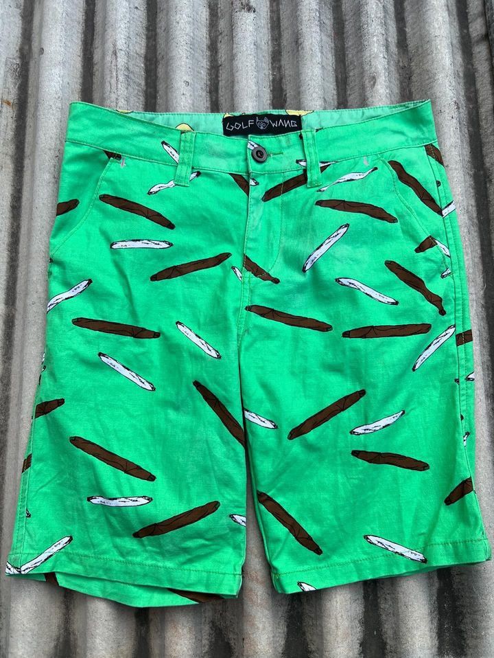 Golf Wang × Odd Future × Tyler The Creator Golf wang blunt / joint short pants Size US 29 - 1 Thumbnail