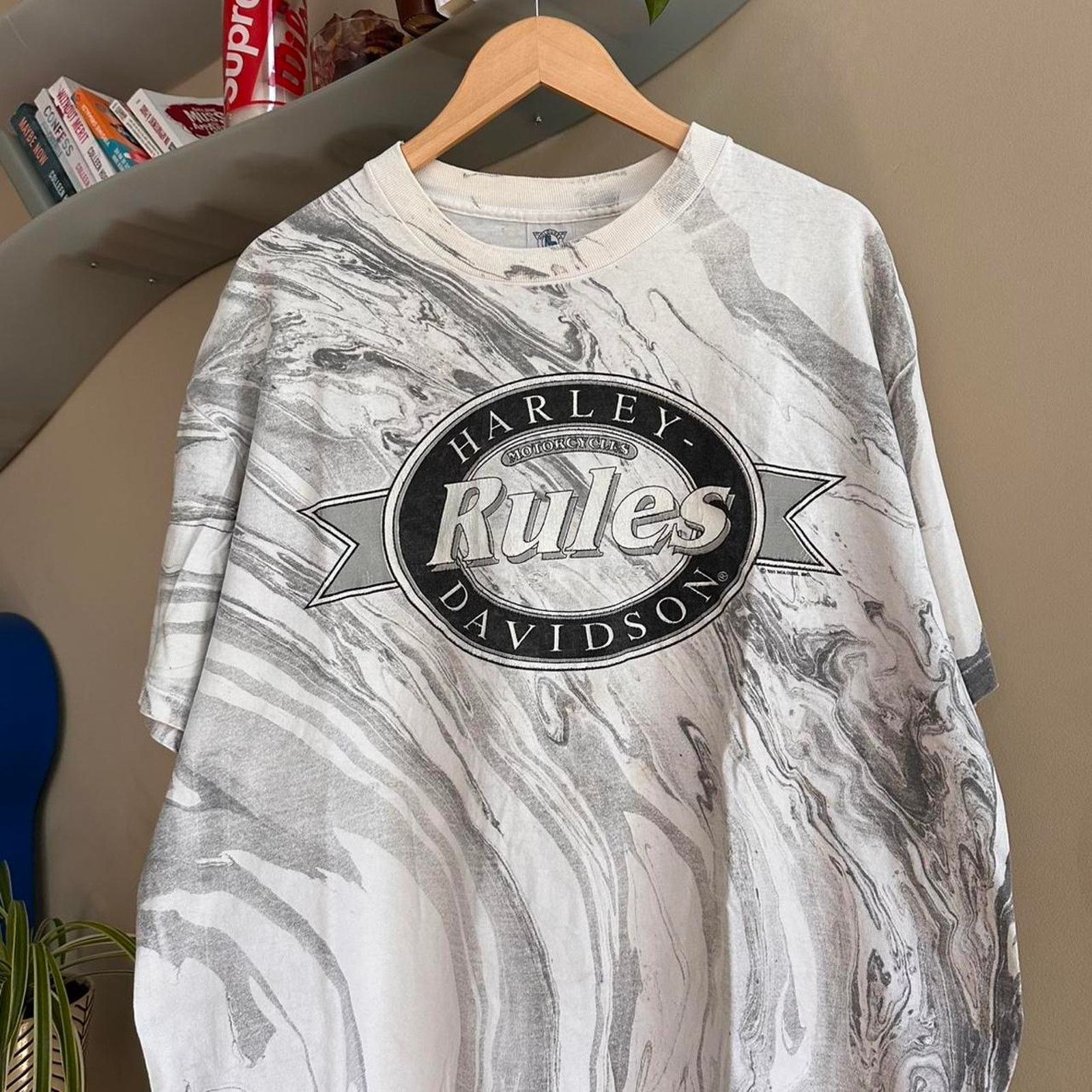 Other Vintage 1991 Harley Davidson Rules Shirt Size US L / EU 52-54 / 3 - 2 Thumbnail