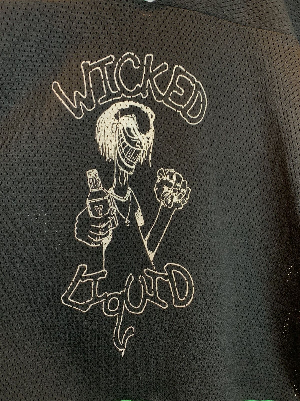 Vintage *RARE* Vintage Wicked Liquid Animation Studio Hockey Jersey Size US L / EU 52-54 / 3 - 3 Thumbnail