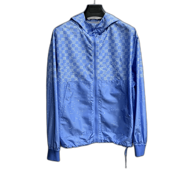 Louis Vuitton Louis Vuitton Blue Check Pattern Windbreaker Jacket Size US M / EU 48-50 / 2 - 1 Thumbnail
