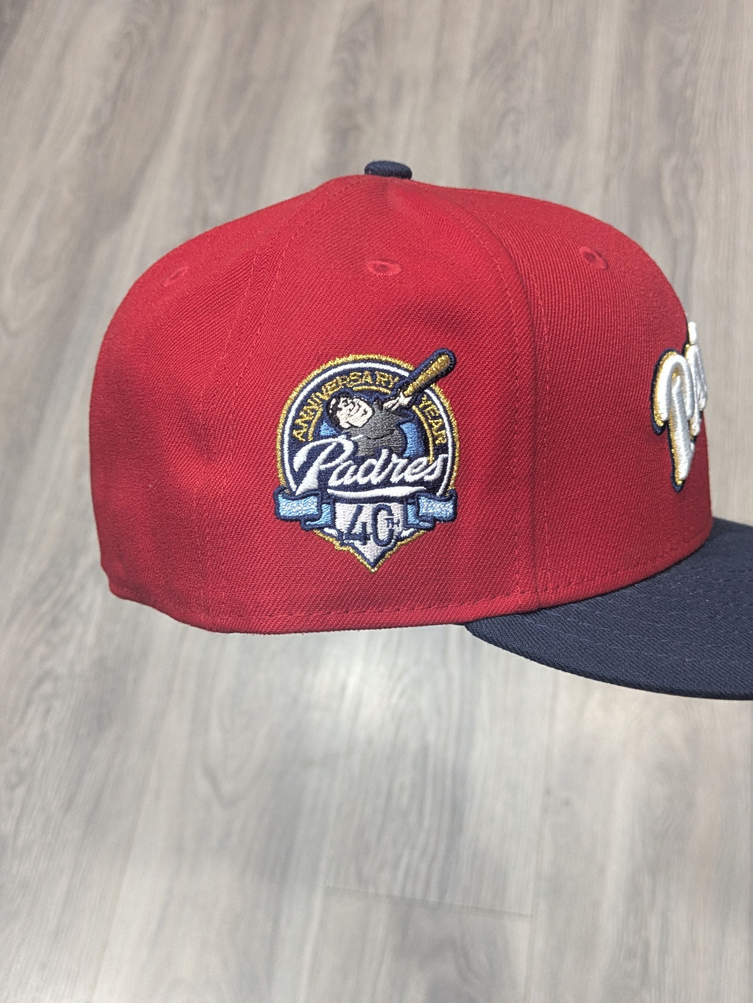 New Era 59fifty San Diego Padres 7 1/2 Pinky Size ONE SIZE - 2 Thumbnail