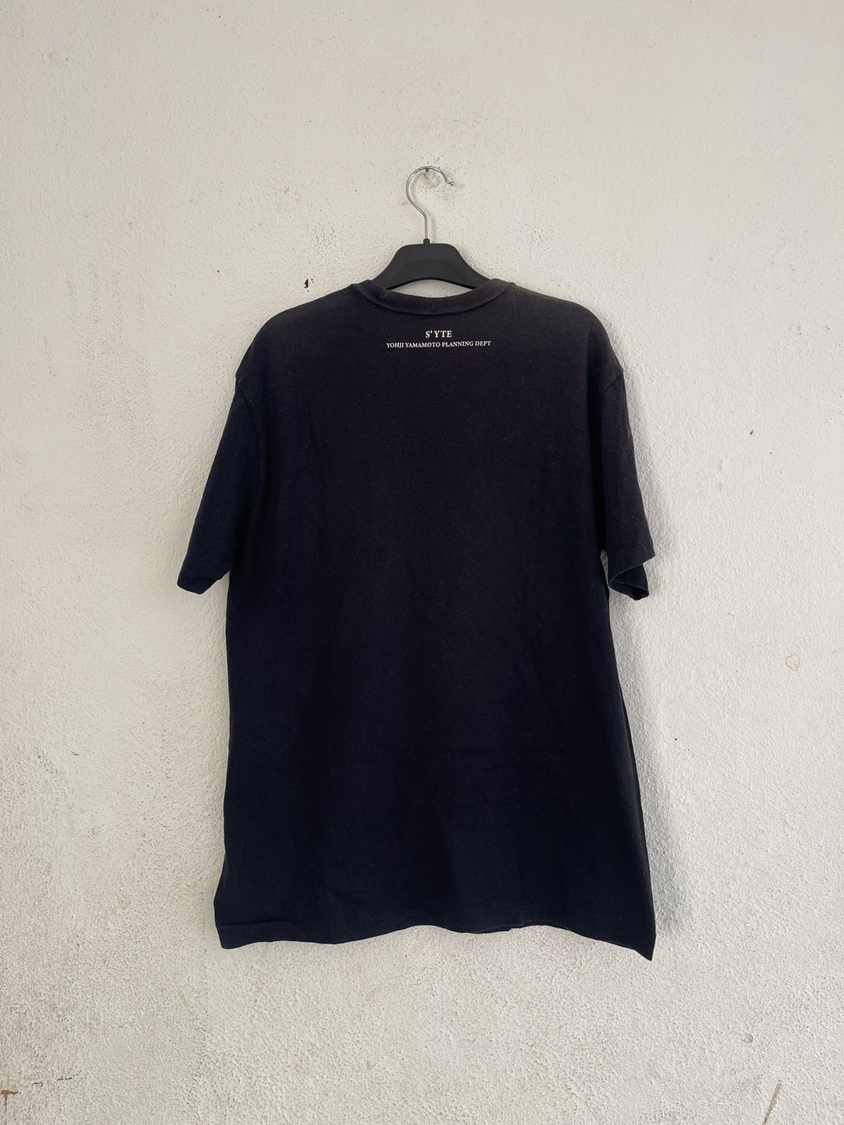 Yohji Yamamoto Yohji Yamamoto Syte Black Poem Tee Size US L / EU 52-54 / 3 - 2 Thumbnail