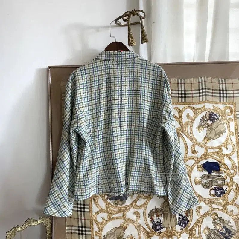 Burberry Burberry Color Block Wool Women's Jacket. Size M / US 6-8 / IT 42-44 - 4 Thumbnail