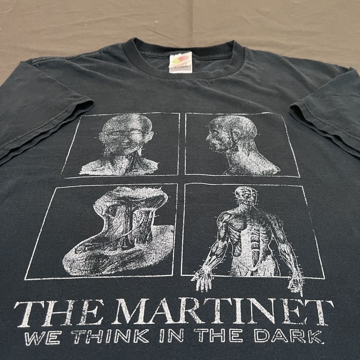 Vintage Y2K THE MARTINET Art Anatomy Tee Faded medical