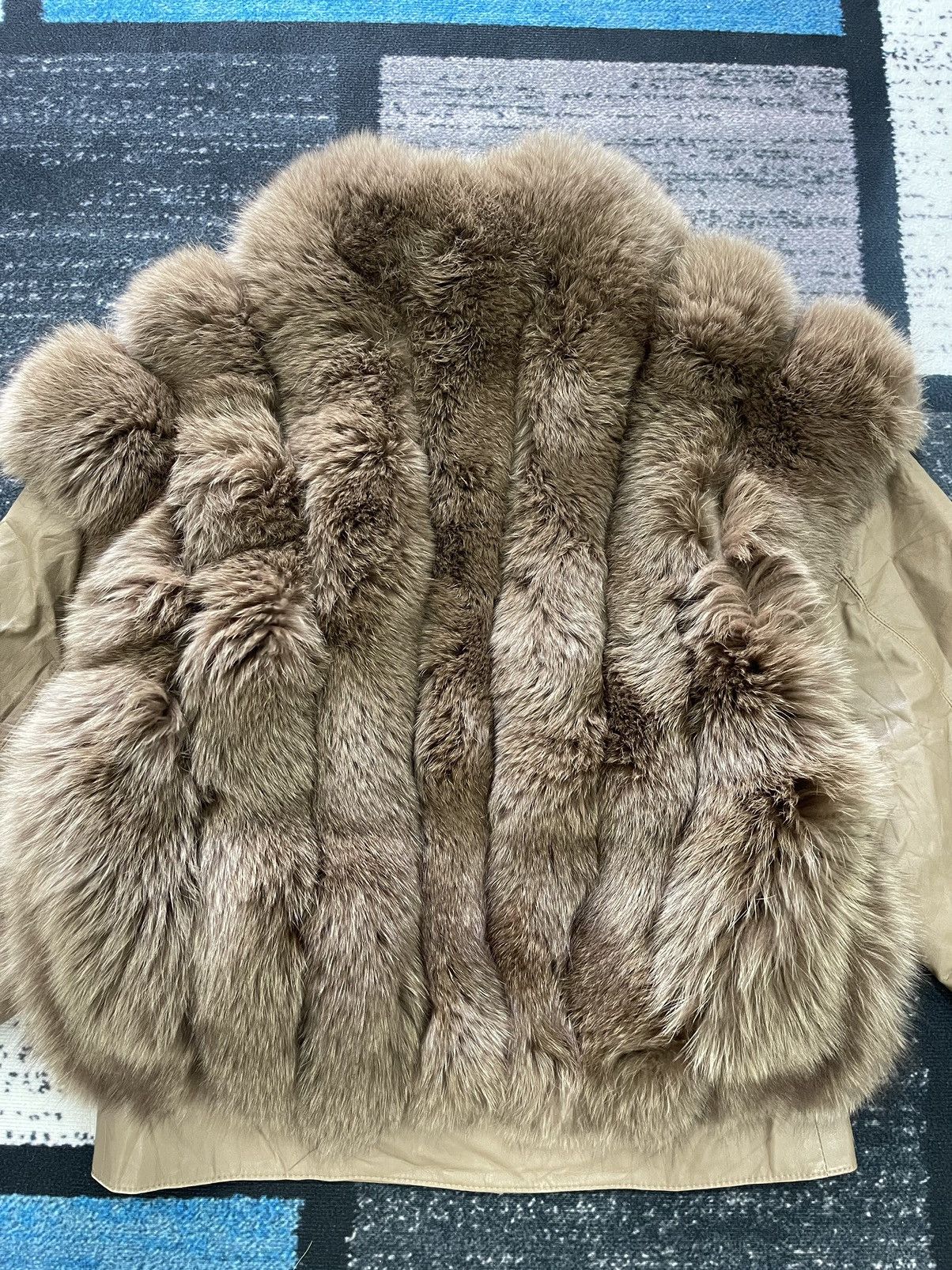Vintage VINTAGE REAL FUR NICE LEATHER JACKET Size US M / EU 48-50 / 2 - 14 Thumbnail