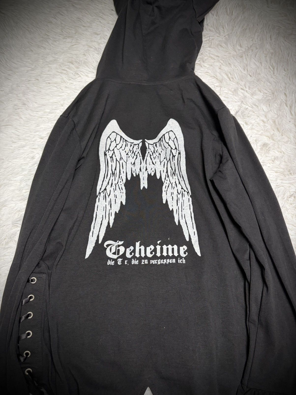 Seditionaries Rare Blood Storm vampire hoodie lace up Size US M / EU 48-50 / 2 - 7 Thumbnail