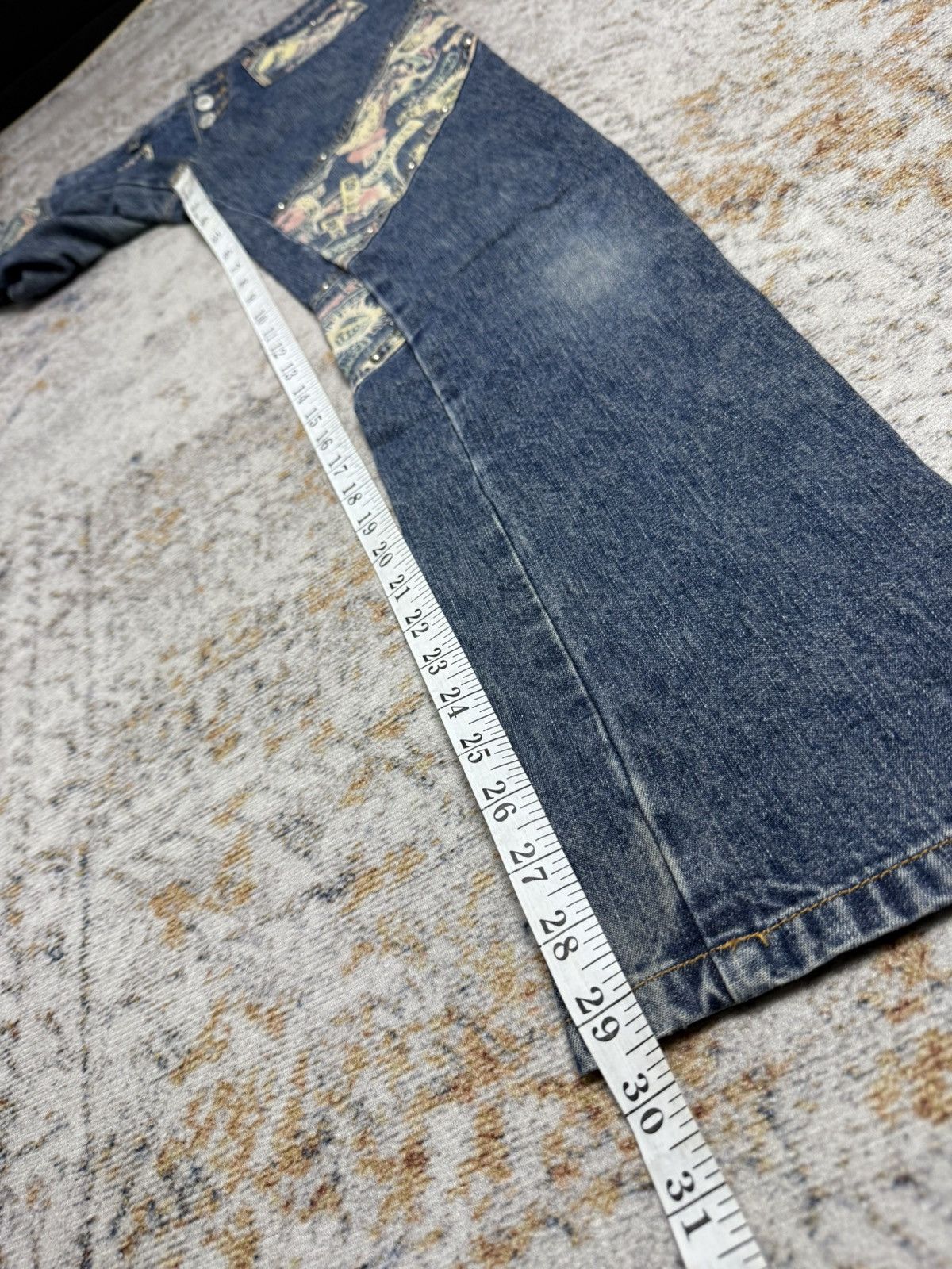Tornado Mart Cat ifsix style y2k denim pants Size US 29 - 12 Thumbnail
