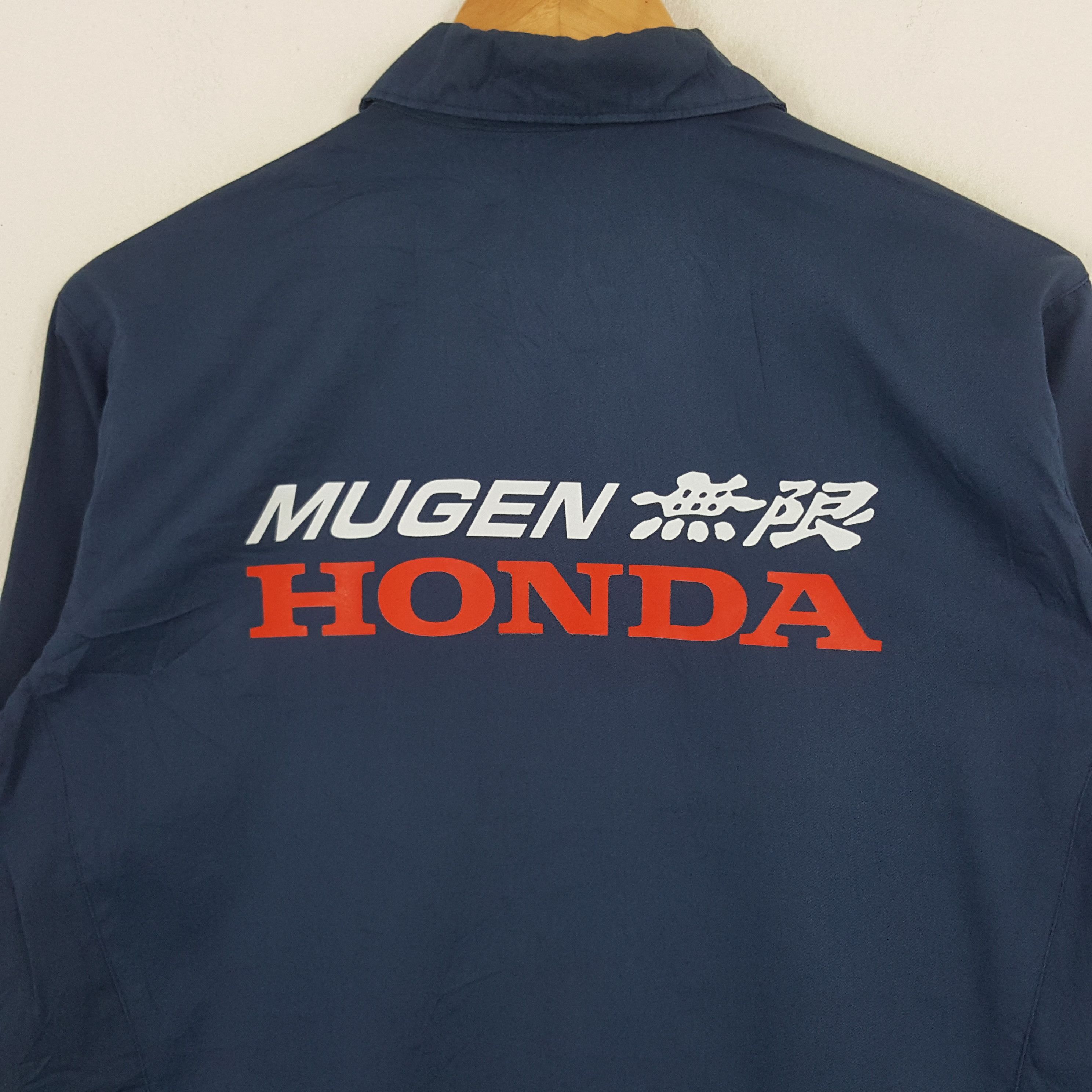 Honda × Japanese Brand × Vintage Vintage Mugen Honda Japanese Racing Team Custom Art Jacket Size US L / EU 52-54 / 3 - 2 Thumbnail