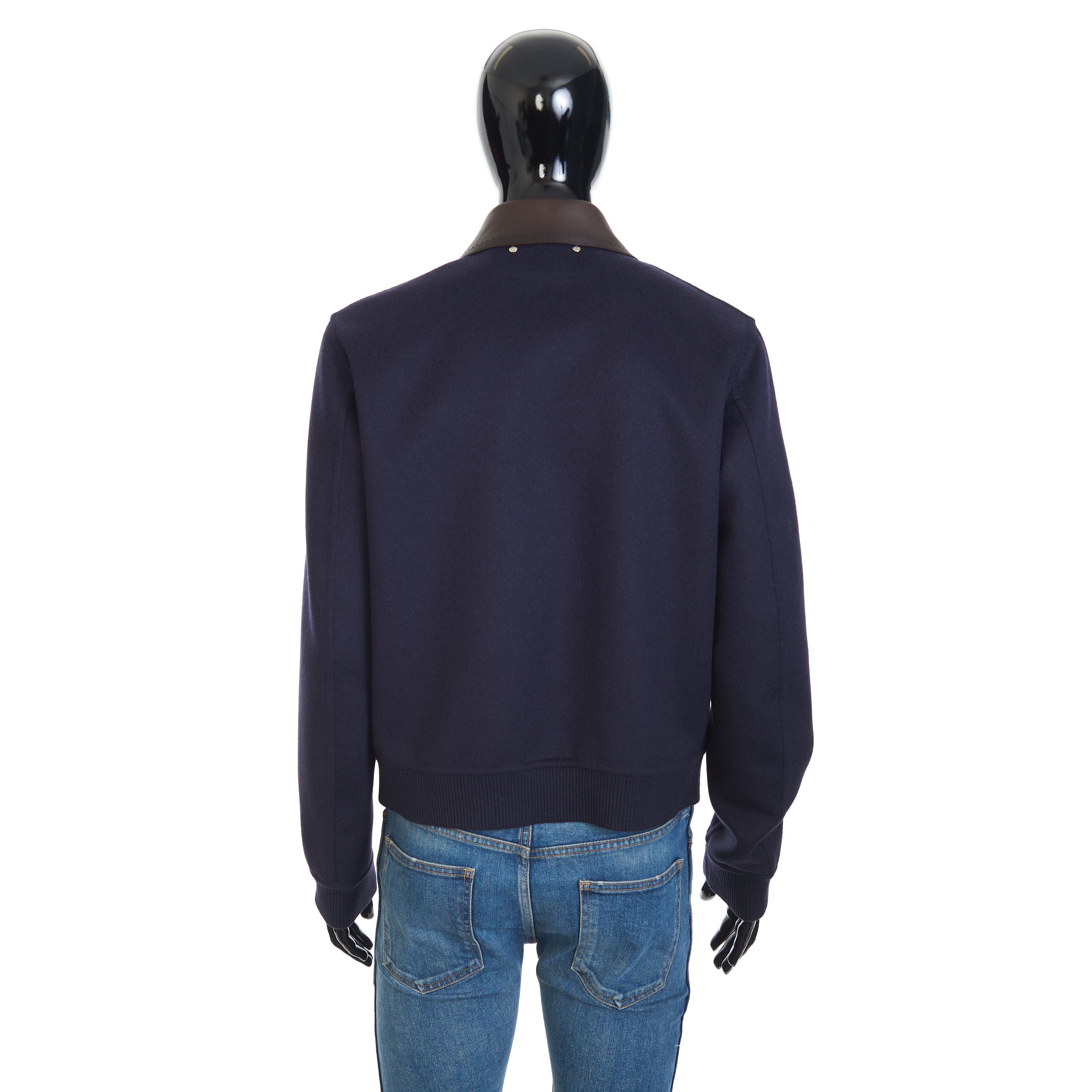 Berluti Double Face Blouson Jacket With Patinated Leather Collar Size US M / EU 48-50 / 2 - 5 Thumbnail