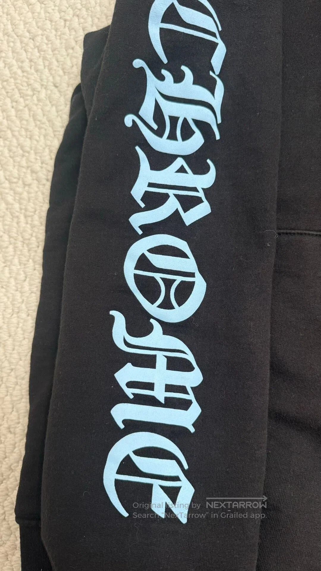 Chrome Hearts black chrome hearts zip hoodie with blue print. Size US S / EU 44-46 / 1 - 3 Thumbnail