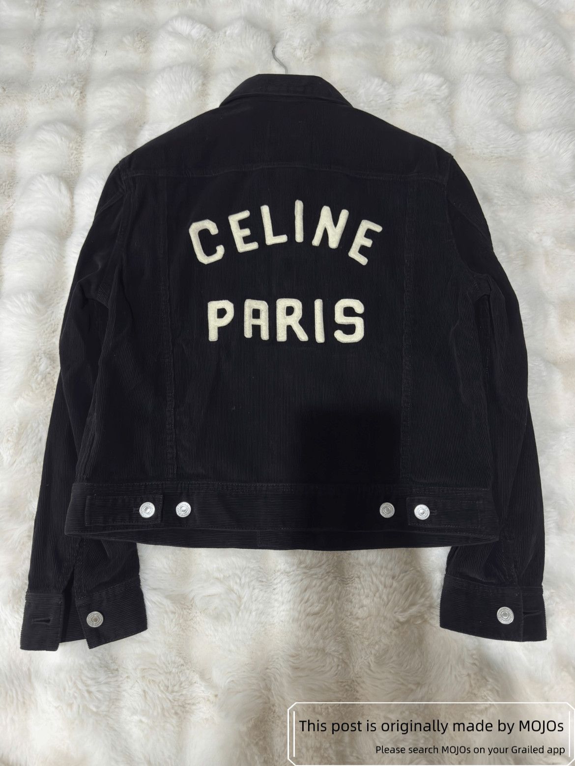 Celine Celine 24SS Corduroy Back Logo Jacket Size US S / EU 44-46 / 1 - 1 Thumbnail
