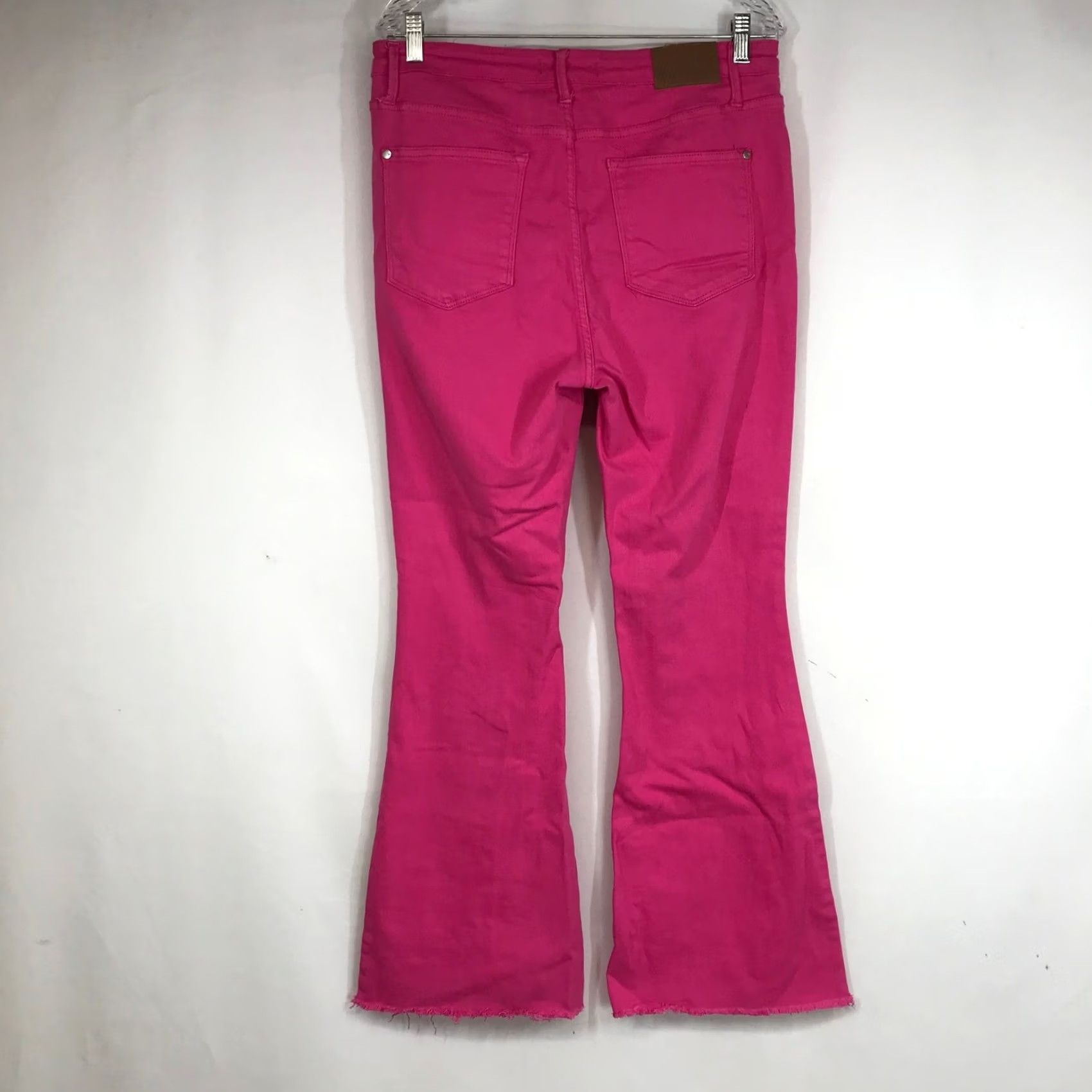 Vintage VINTAGE Judy Blue Jeans 15 32 High Rise Flare Denim Pink 70s Retro Boho Barbiecore Womens Jeans Size 36" / US 14 / IT 50 - 4 Thumbnail