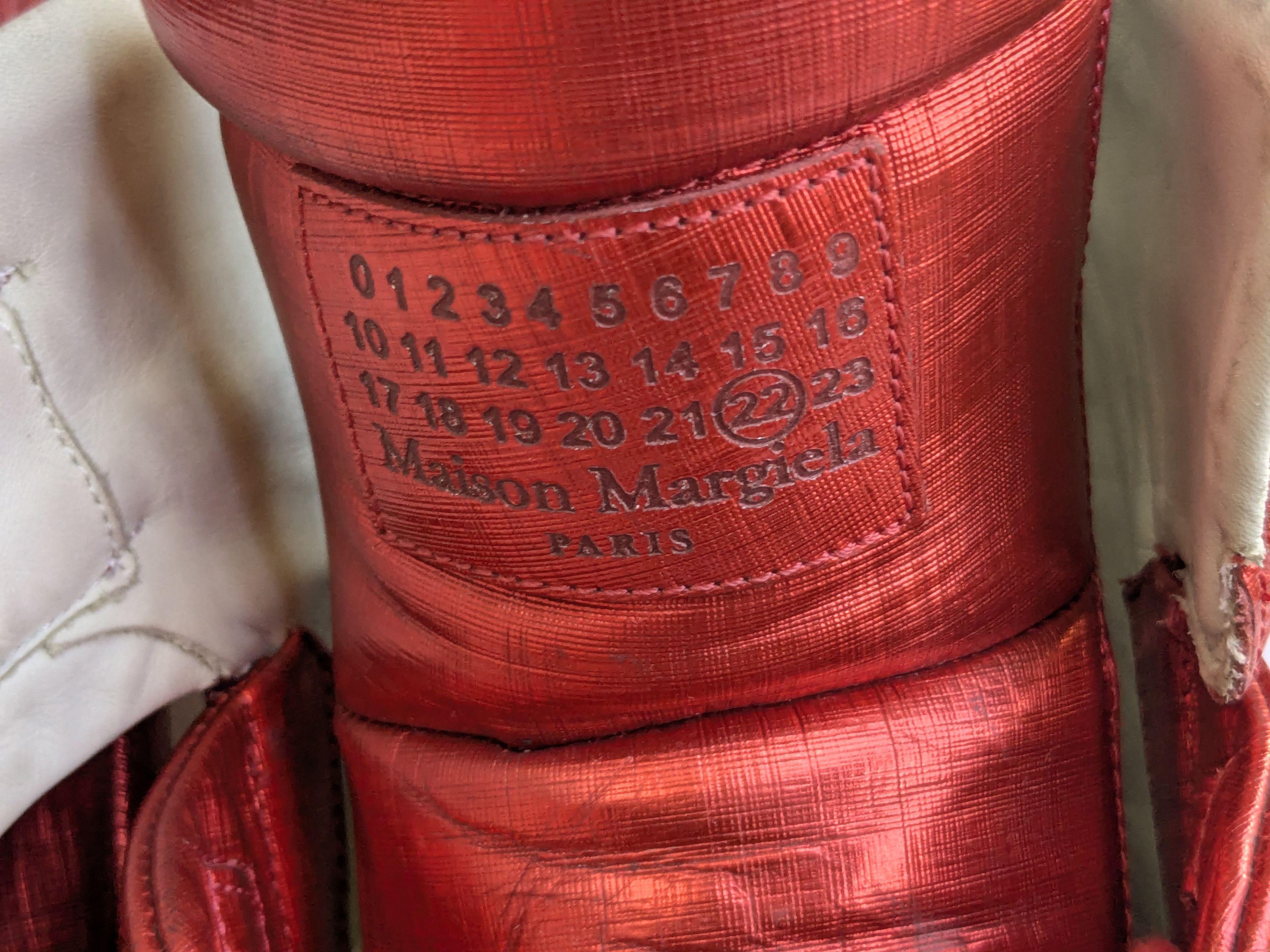 Maison Margiela Red maison margiela future high metallic 8 41 high tops Size US 8 / EU 41 - 5 Thumbnail
